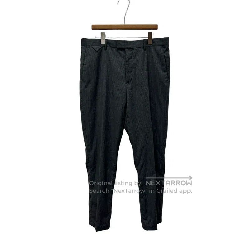 Louis Vuitton size US 54 Grey logo wool trousers