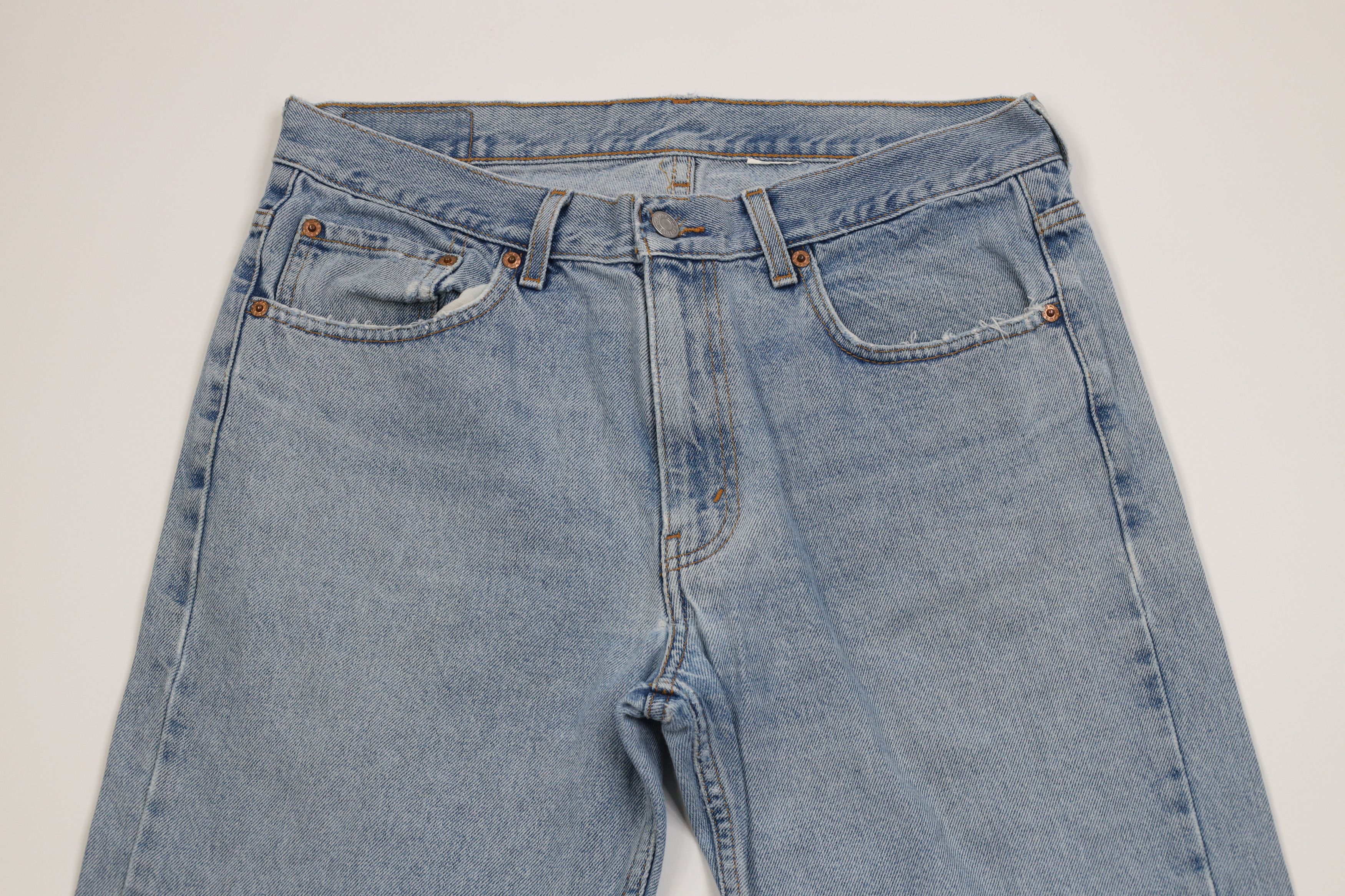 Levi's Vintage 90s Levis 512 Slim Taper Fit Denim Jeans Blue Size US 34 / EU 50 - 2 Thumbnail