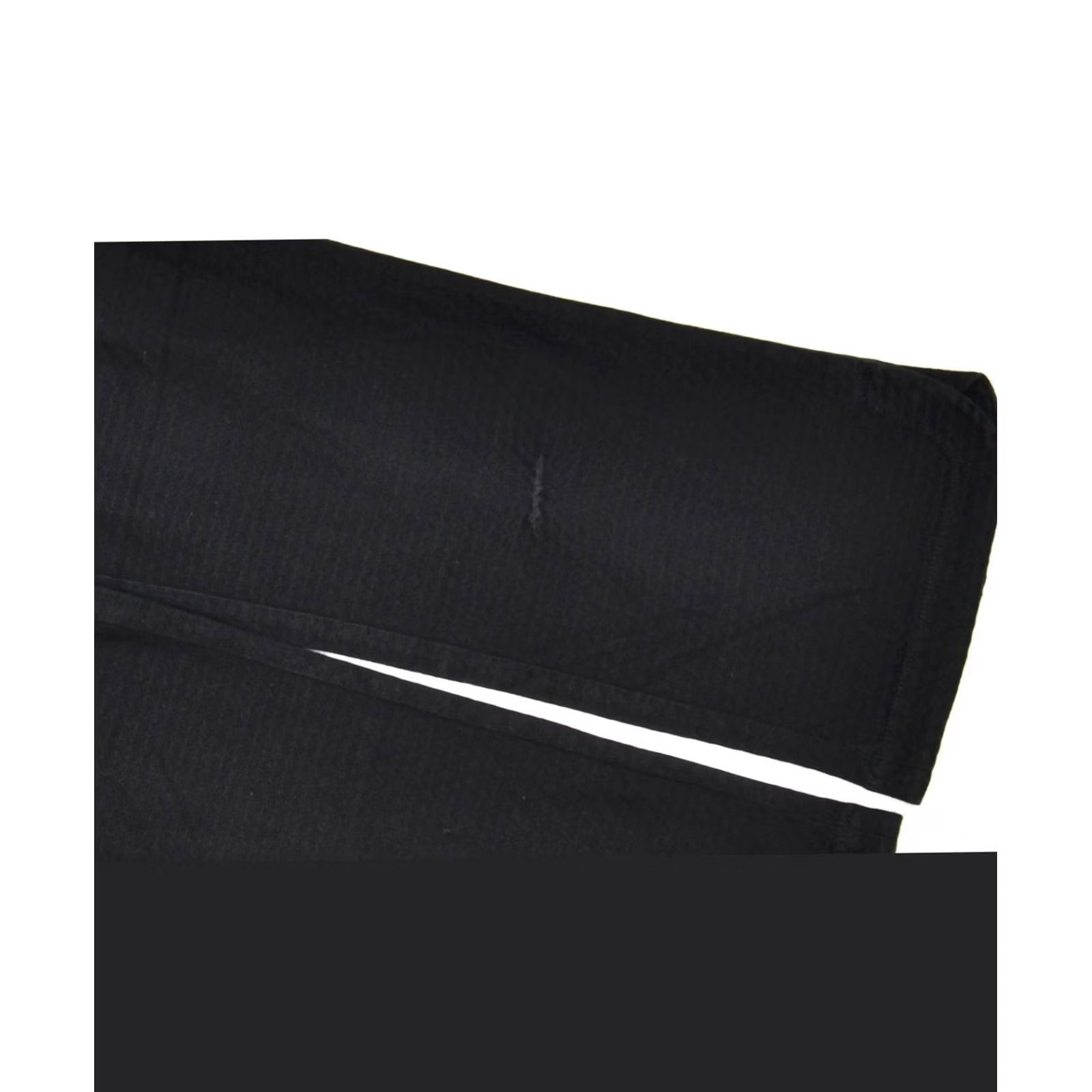 Massimo Dutti MASSIMO DUTTI Womens Bootcut Suit Trousers Black Cotton Classic W32 L26 Size 24" / US 00 / IT 34 - 3 Thumbnail
