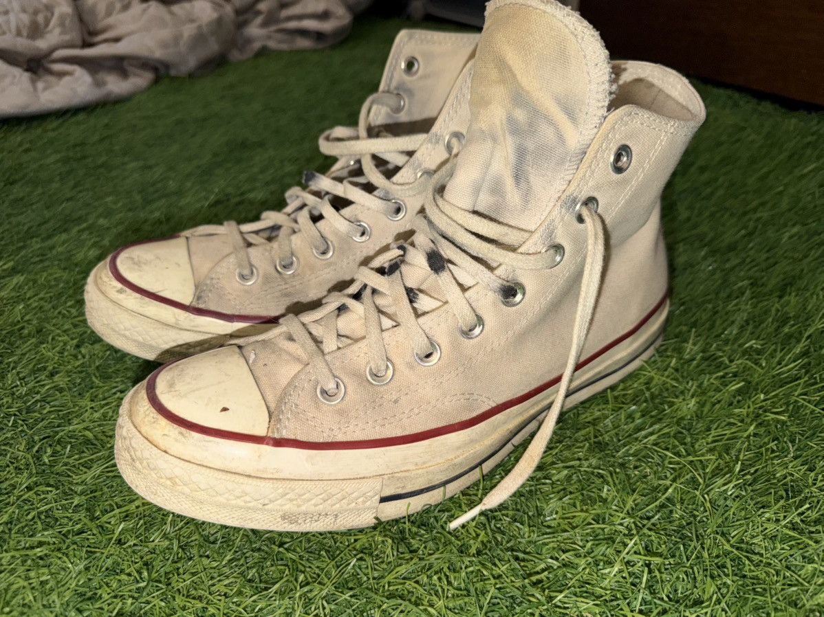 Converse CONVERSE CHUCK 70 HIGH PARCHMENT SNEAKERS 162053C Size US 8 / EU 41 - 6 Thumbnail