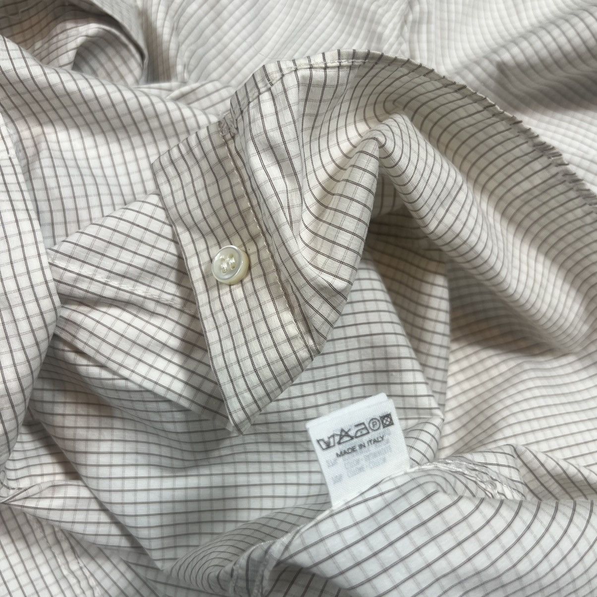 Brunello Cucinelli Vintage Y2K Brunello Cucinelli Luxury Retro Checked Shirt Size XL / US 12-14 / IT 48-50 - 16 Thumbnail