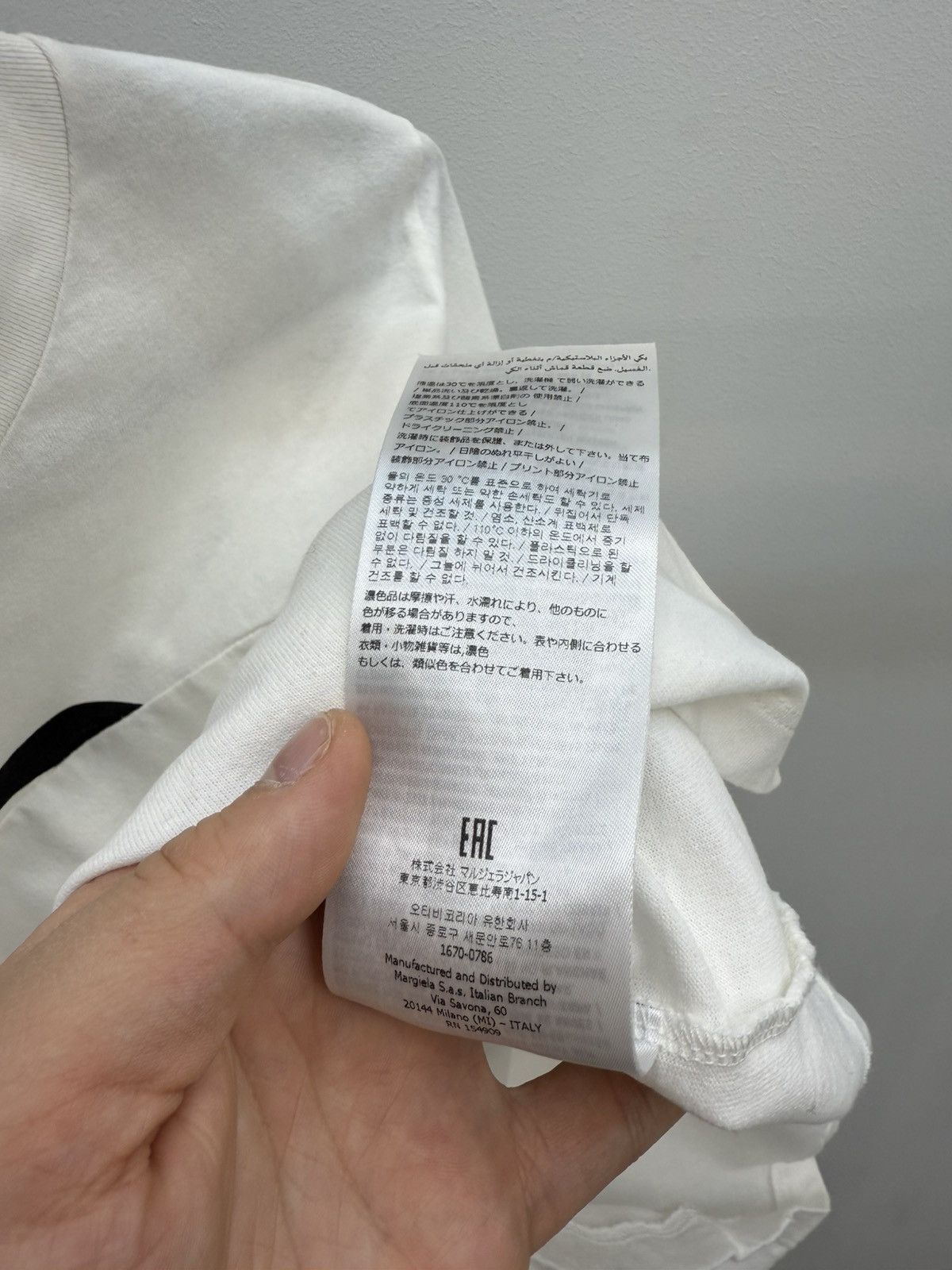 Maison Margiela MM6 by Maison Margiela Closed Logo Distressed Long Sleeve Size US XS / EU 42 / 0 - 9 Thumbnail