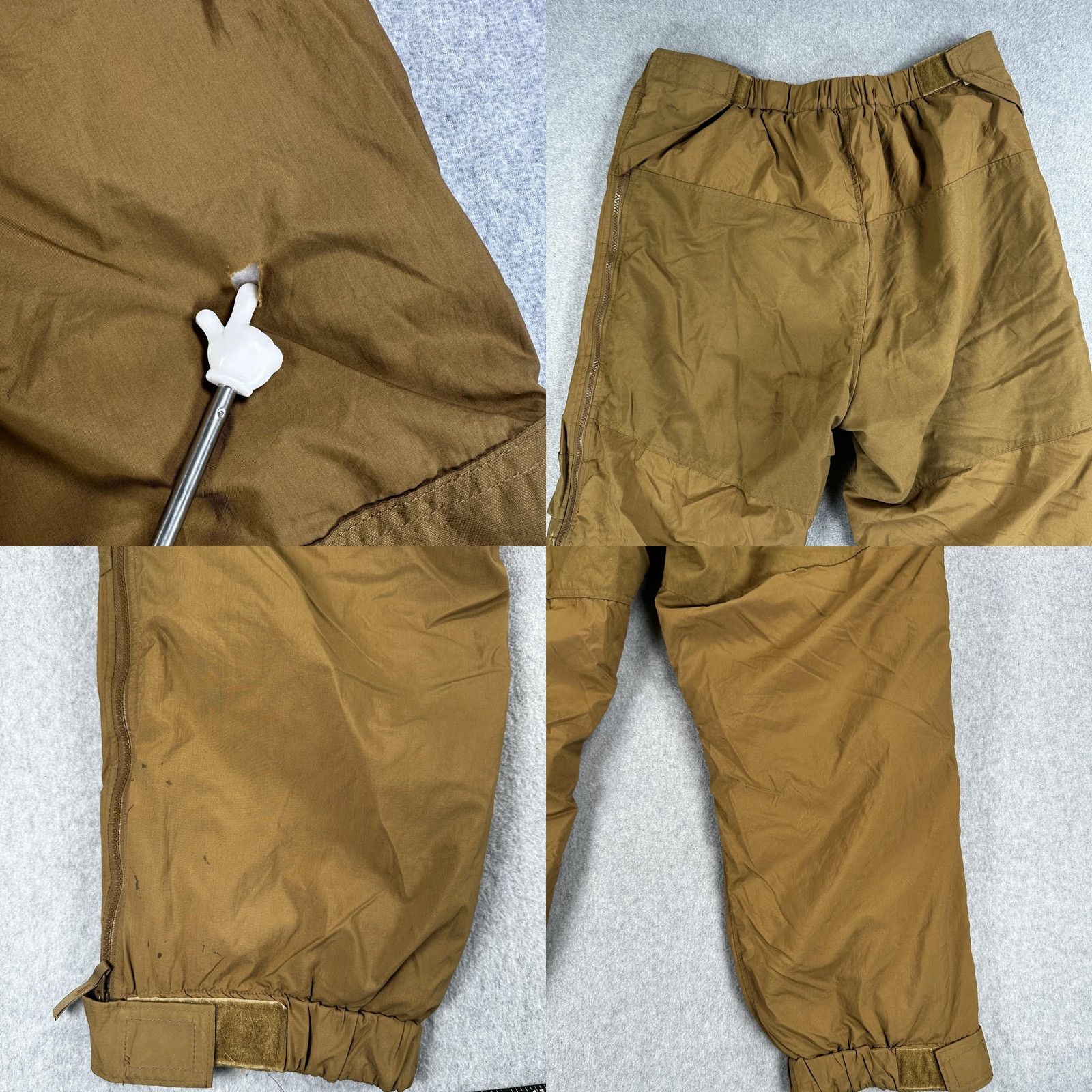 Wild Things USMC Snow Pants Mens M Brown Primaloft Extreme Cold Military Size US 31 - 8 Thumbnail