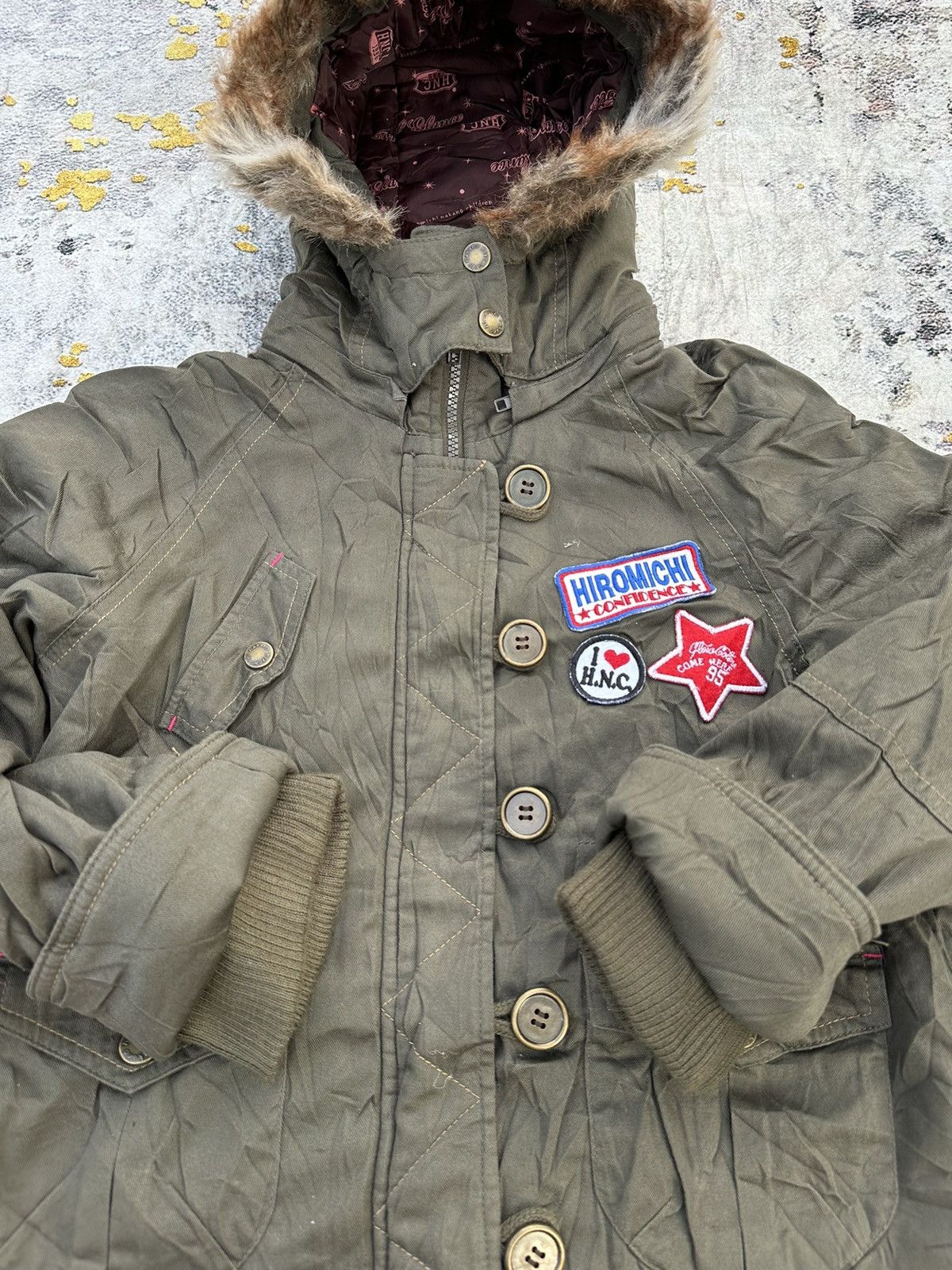 Hysteric Glamour WINTER SESSION IFSIX LGB STYLE HIROMICHI DOWN FUR JACKET Size US M / EU 48-50 / 2 - 3 Thumbnail
