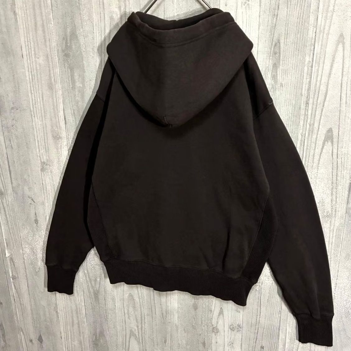 Ralph Lauren RRL RALPH LAUREN Hoodie Men's Side Zip-Up Full Zip Brown Size L Solid casual Used Size US L / EU 52-54 / 3 - 6 Thumbnail