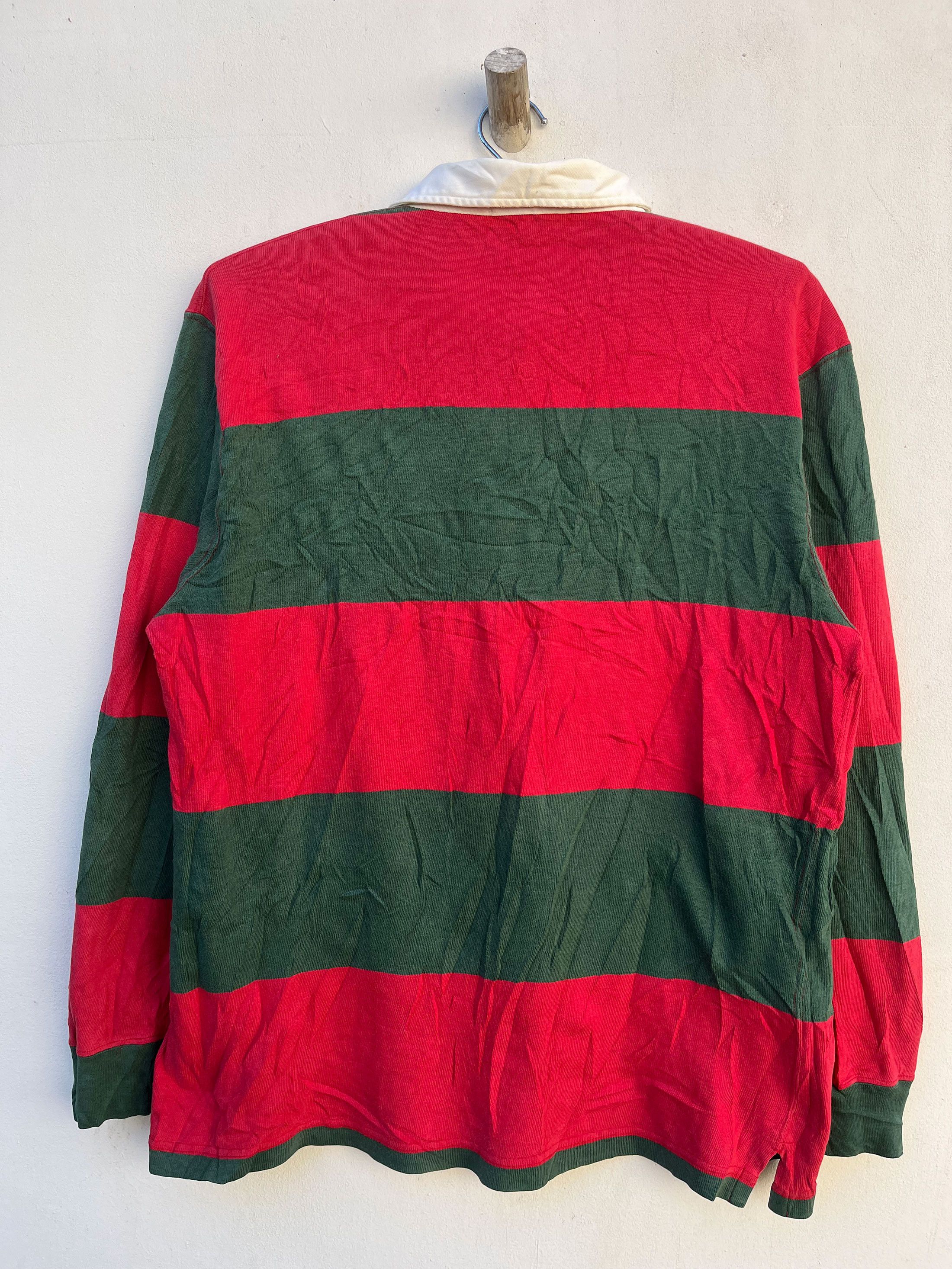Polo Ralph Lauren Vintage Polo Ralph Lauren Bear 92 Rugby Border Polos Size US M / EU 48-50 / 2 - 6 Thumbnail