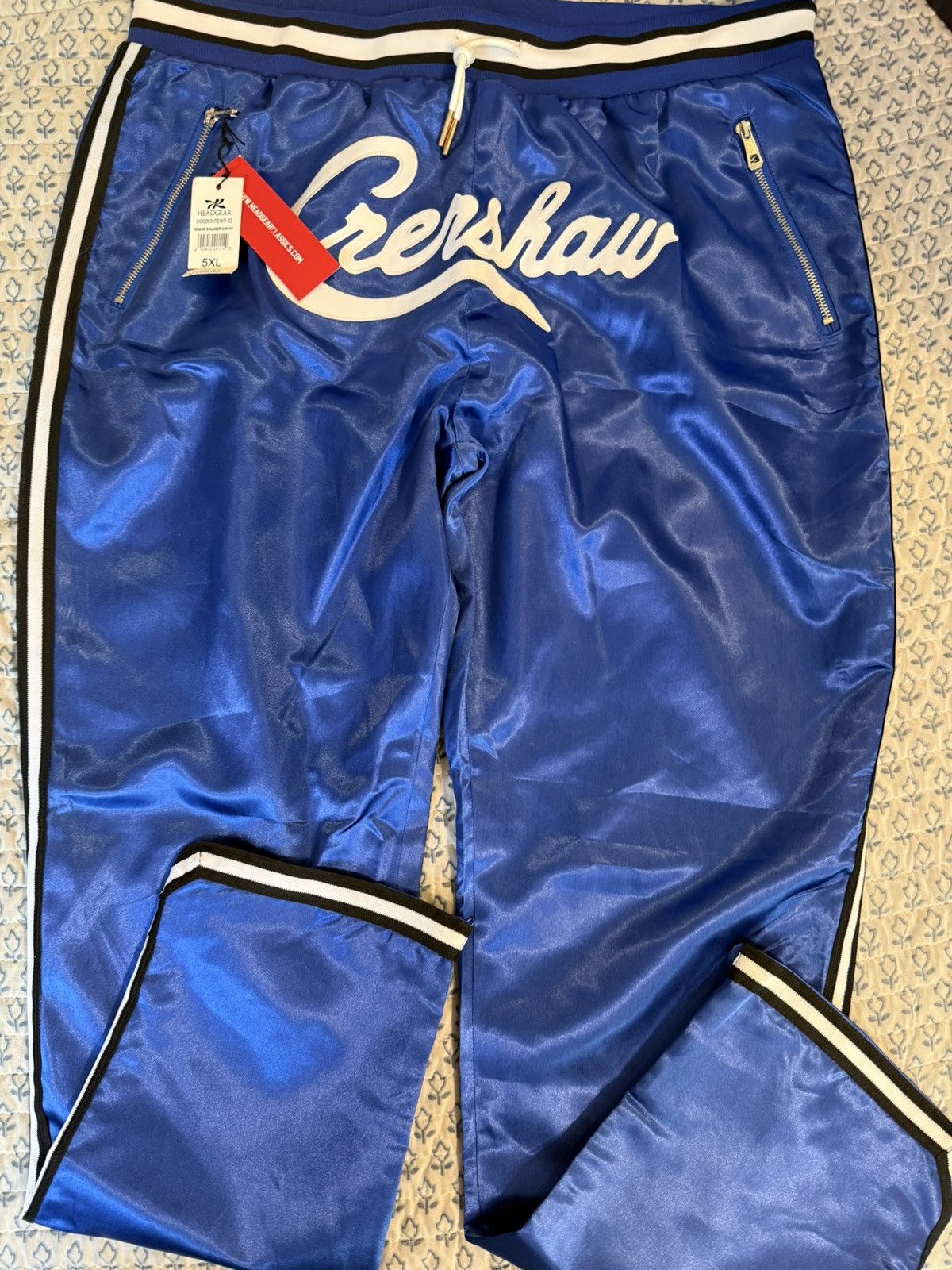 Other HGC Crenshaw blue varsity satin track pants Size: 5X Size US 44 / EU 60 - 1 Thumbnail