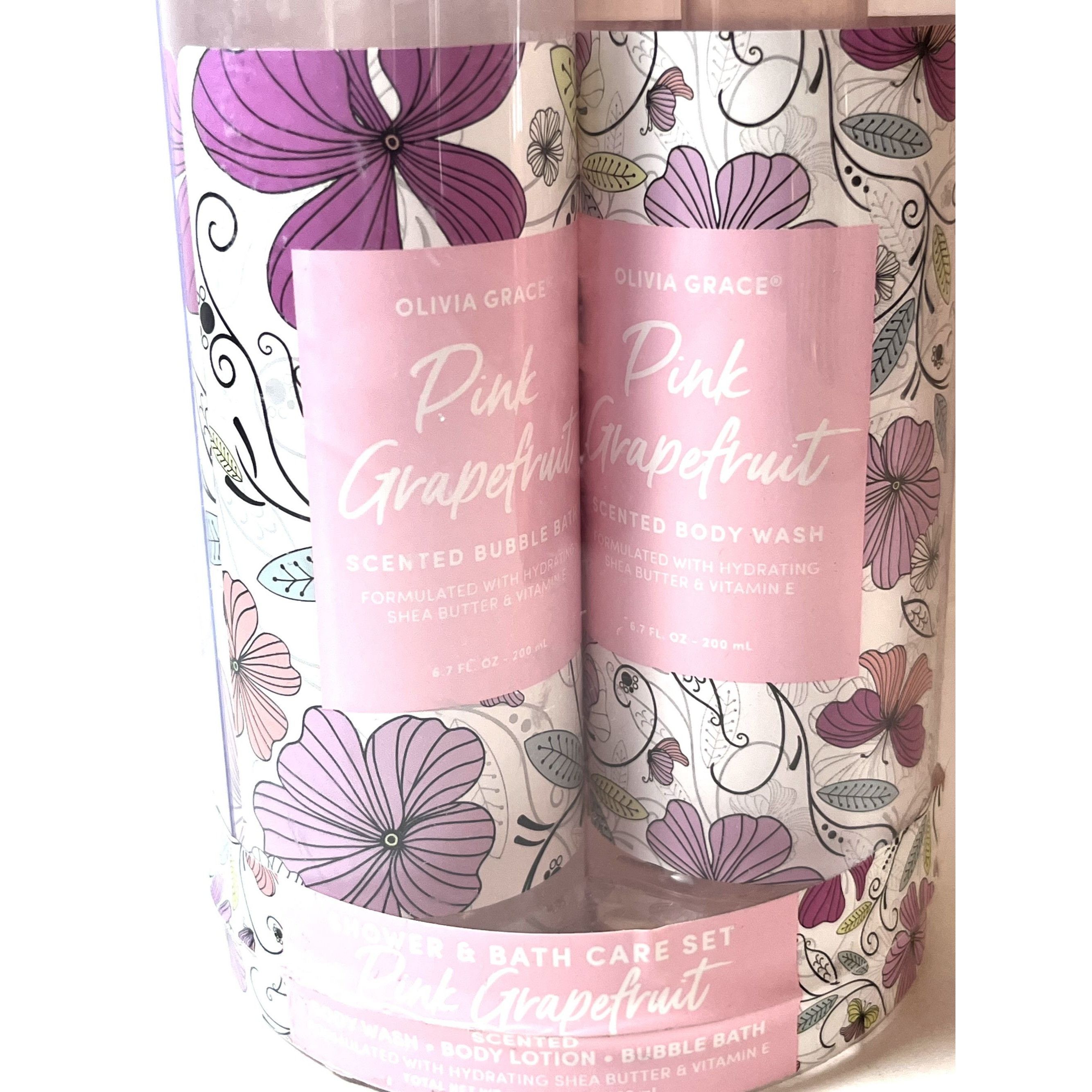 Other PINK GRAPEFRUIT Scented Body Wash Lotion Bubble Bath Olivia Size ONE SIZE - 2 Thumbnail