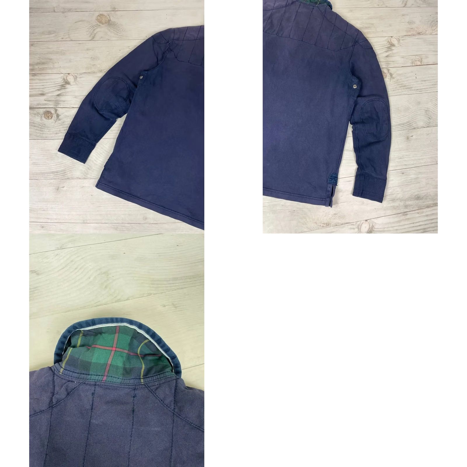 Polo Ralph Lauren VINTAGE Polo Ralph Lauren Polo Big Pony Rugby Shirt L Men Blue Regular Knit Cotton Long Sleeve with Logo Size US L / EU 52-54 / 3 - 11 Thumbnail