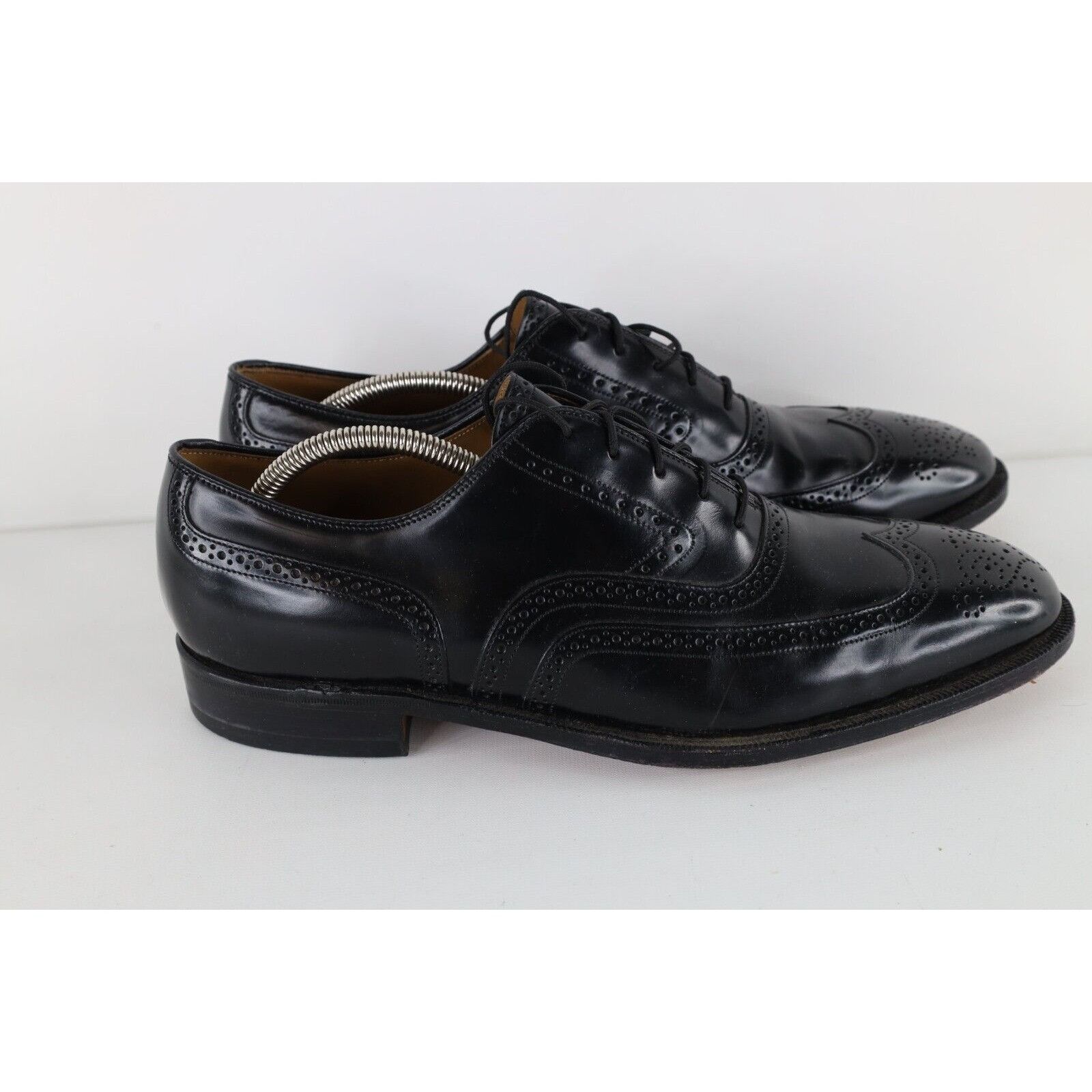 Johnston & Murphy × Vintage Vintage Johnston Murphy Leather Wingtips Oxford Dress Shoes Size US 11 / EU 44 - 4 Thumbnail