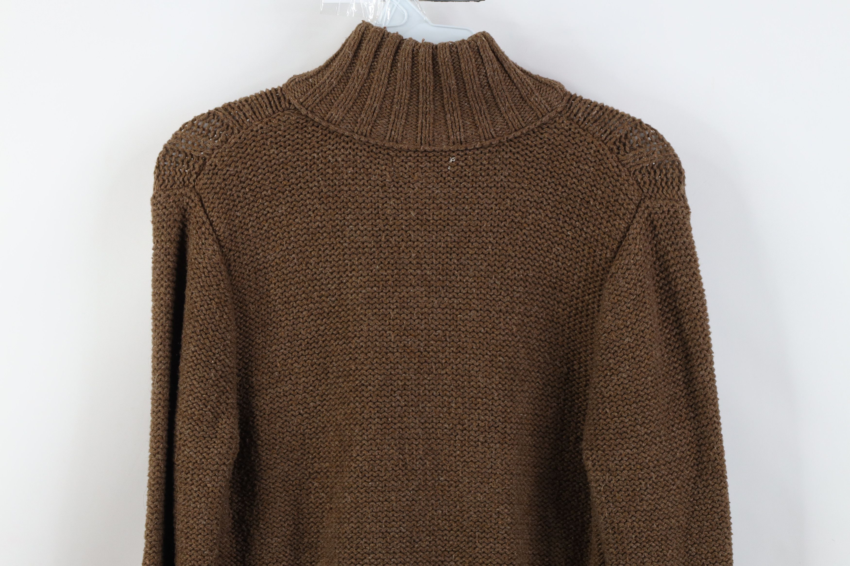 Vintage Vintage 90s Y2K Babydoll Blend Fisherman Cable Knit Sweater Size L / US 10 / IT 46 - 13 Thumbnail