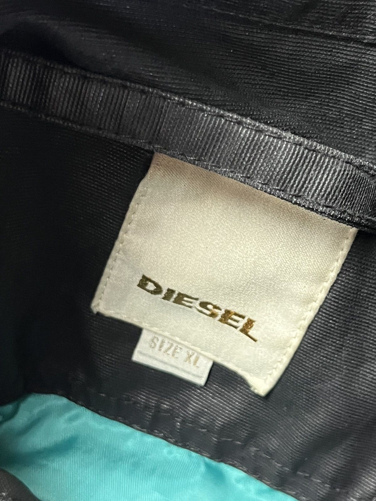 Diesel 🦅Vintage Diesel Leather Jacket Denim Jacket y2k Style Size US XL / EU 56 / 4 - 5 Thumbnail