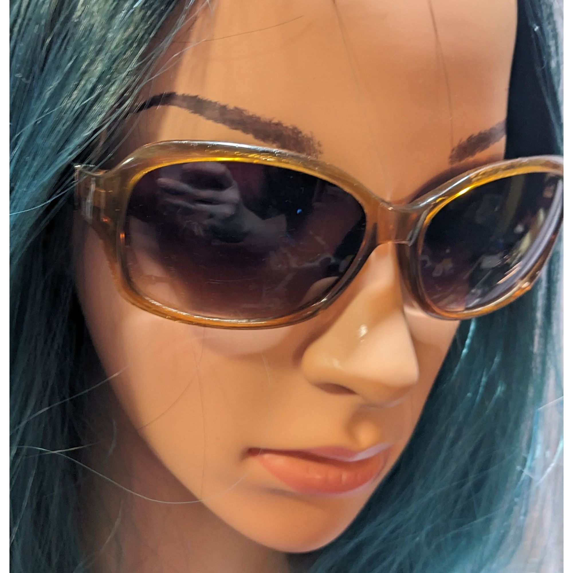 Fossil Fossil 90s Style Brown Retro Fashion Sunglasses Size ONE SIZE - 9 Thumbnail