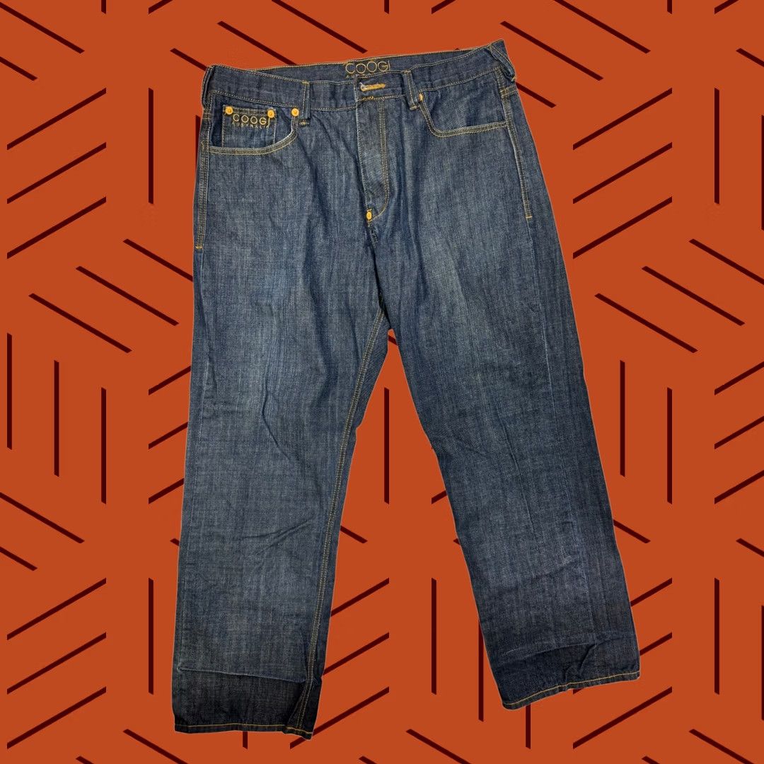 Coogi VINTAGE COOGI Australia Men's Jeans Straight 40W 35L Dark Blue Denim Relaxed Logo Embroidered 1969 Boys Mens Size US 40 / EU 56 - 1 Thumbnail