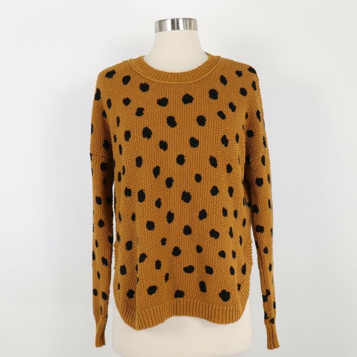 Madewell painted spots hot sale pullover sweater