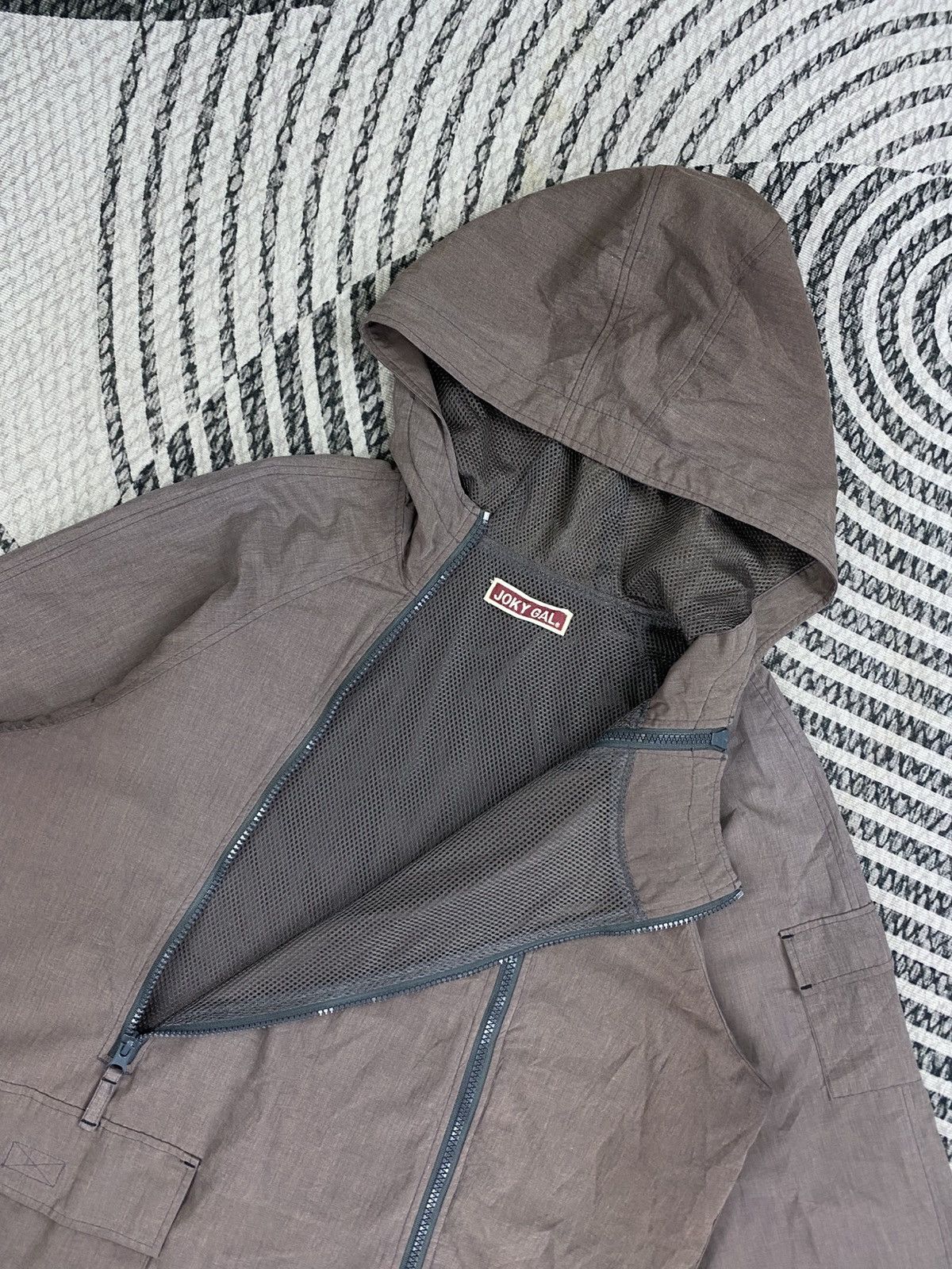 Japanese Brand Vintage Joky Gal Prominent Vertical Zipper Hooded Jacket Size US M / EU 48-50 / 2 - 6 Thumbnail