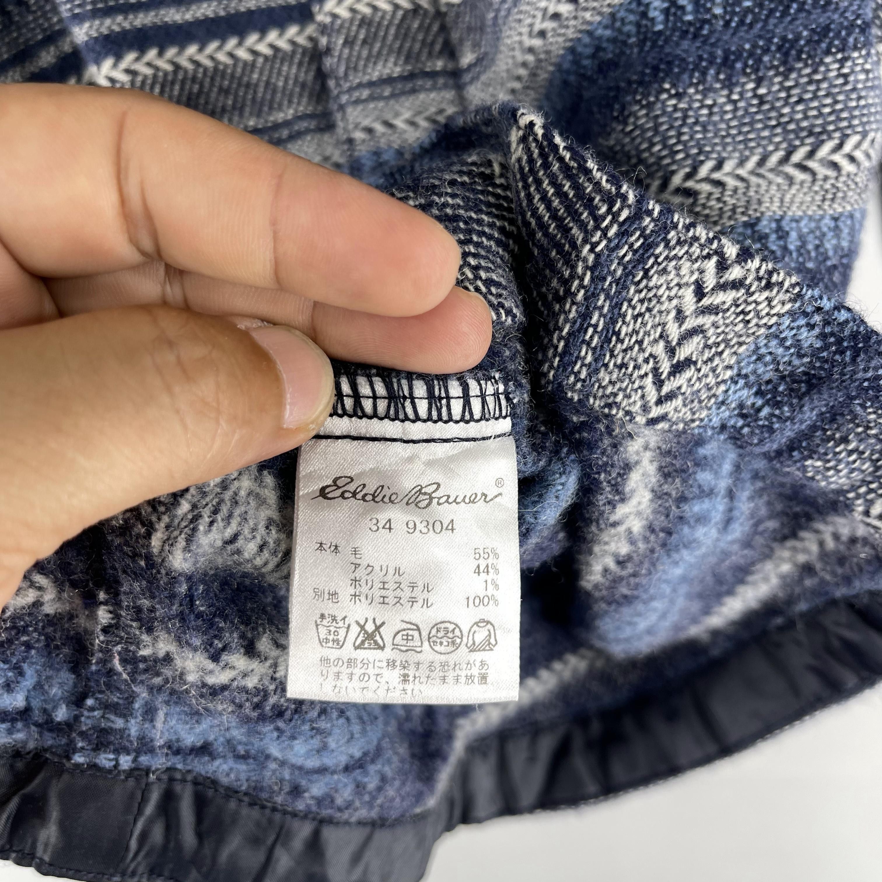 Eddie Bauer Vintage EDDIE BAUER Wool Flannel Jacket Button Up Size US L / EU 52-54 / 3 - 6 Thumbnail
