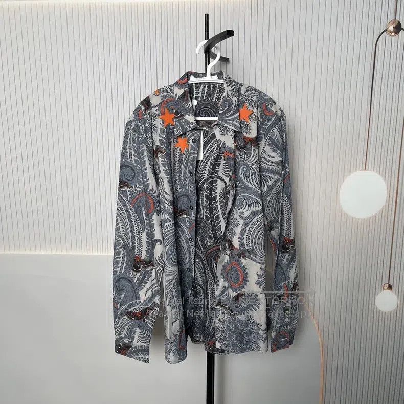 Givenchy Givenchy Size39 Butterfly Shirt, Size 39, Color Block Size US M / EU 48-50 / 2 - 1 Thumbnail