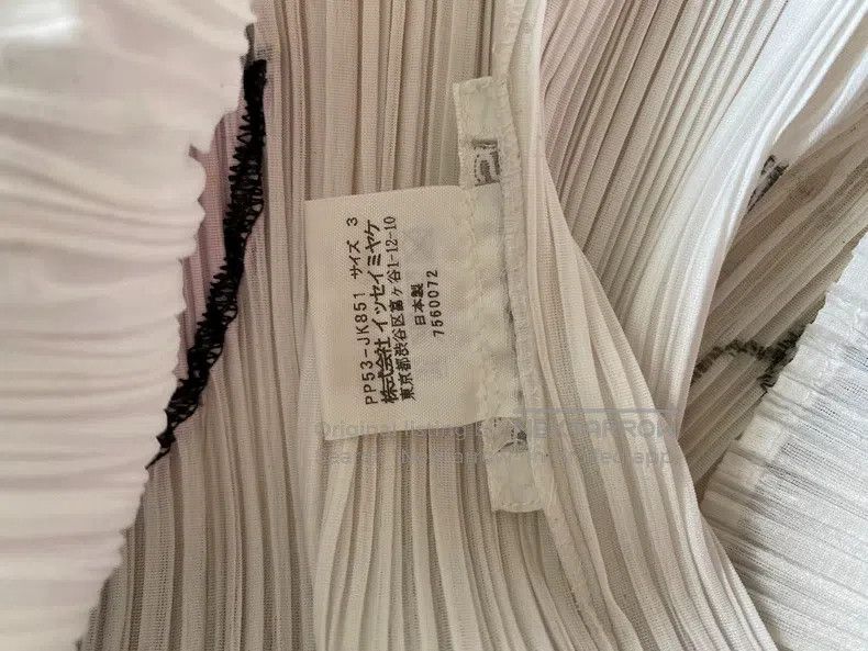 Issey Miyake Issey Miyake Color Block Short Sleeve Top Size L / US 10 / IT 46 - 8 Thumbnail