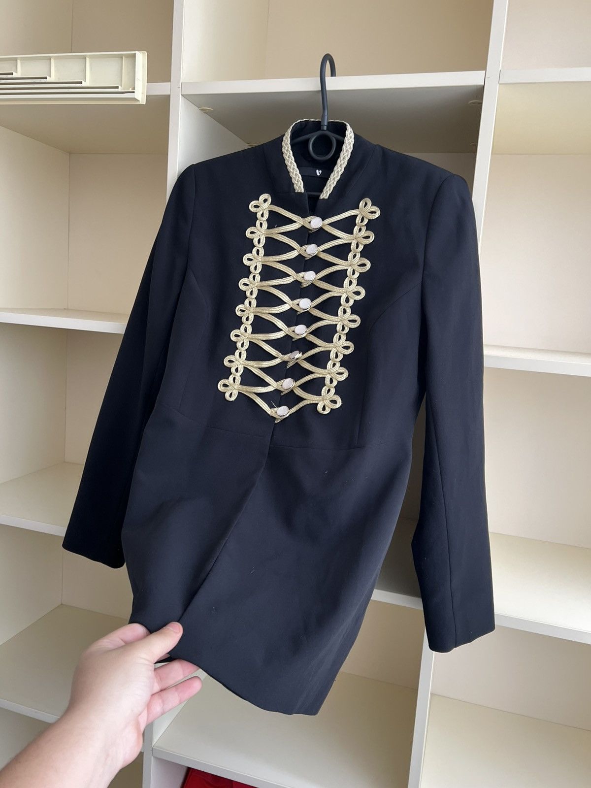Vintage Napoleonic Style Military Blazer V By Very Gold Embroidery Size M / US 6-8 / IT 42-44 - 7 Thumbnail
