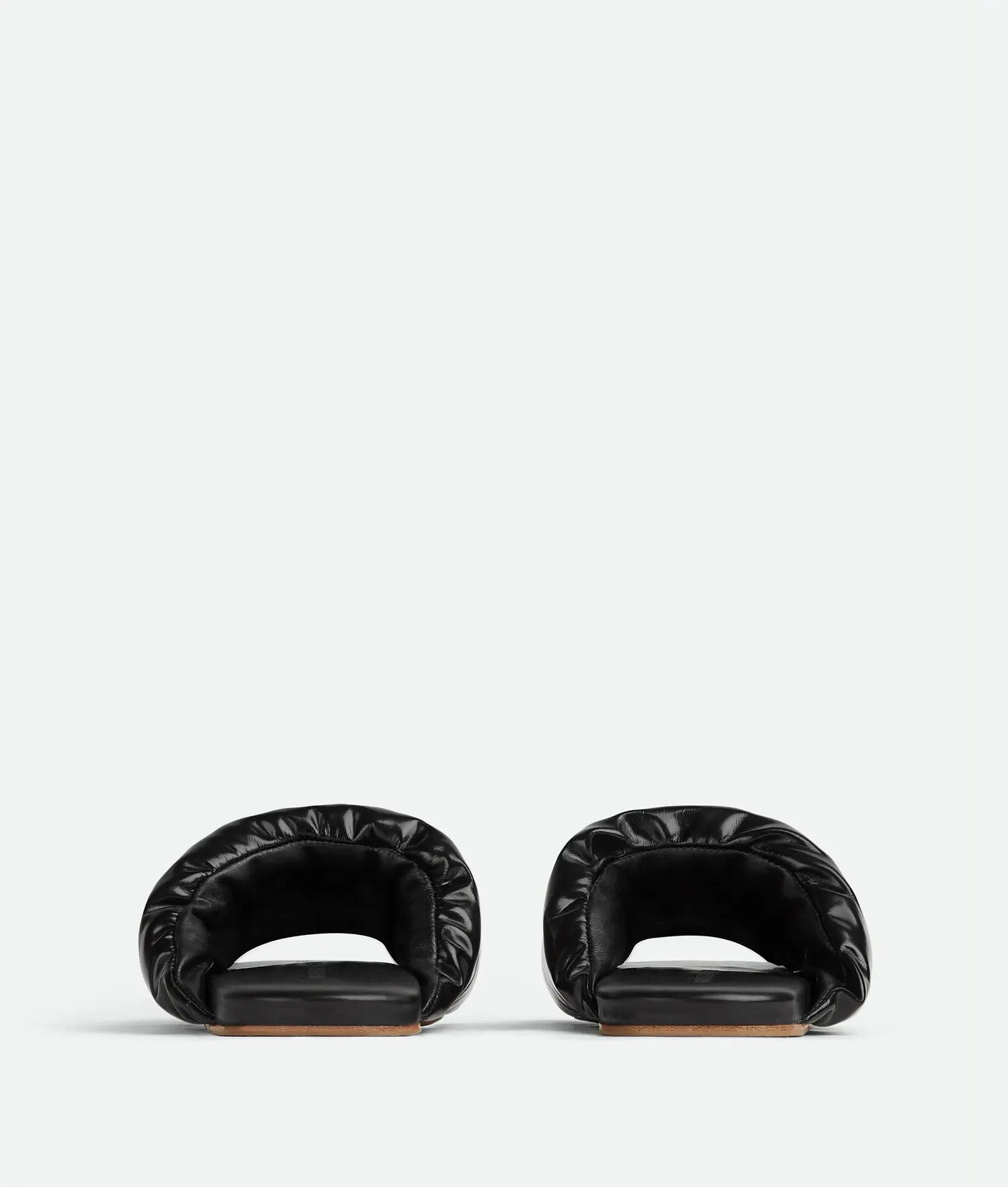 Bottega Veneta o1bcso1str0924 Cushion Slides in Black Size US 5 / IT 35 - 3 Thumbnail