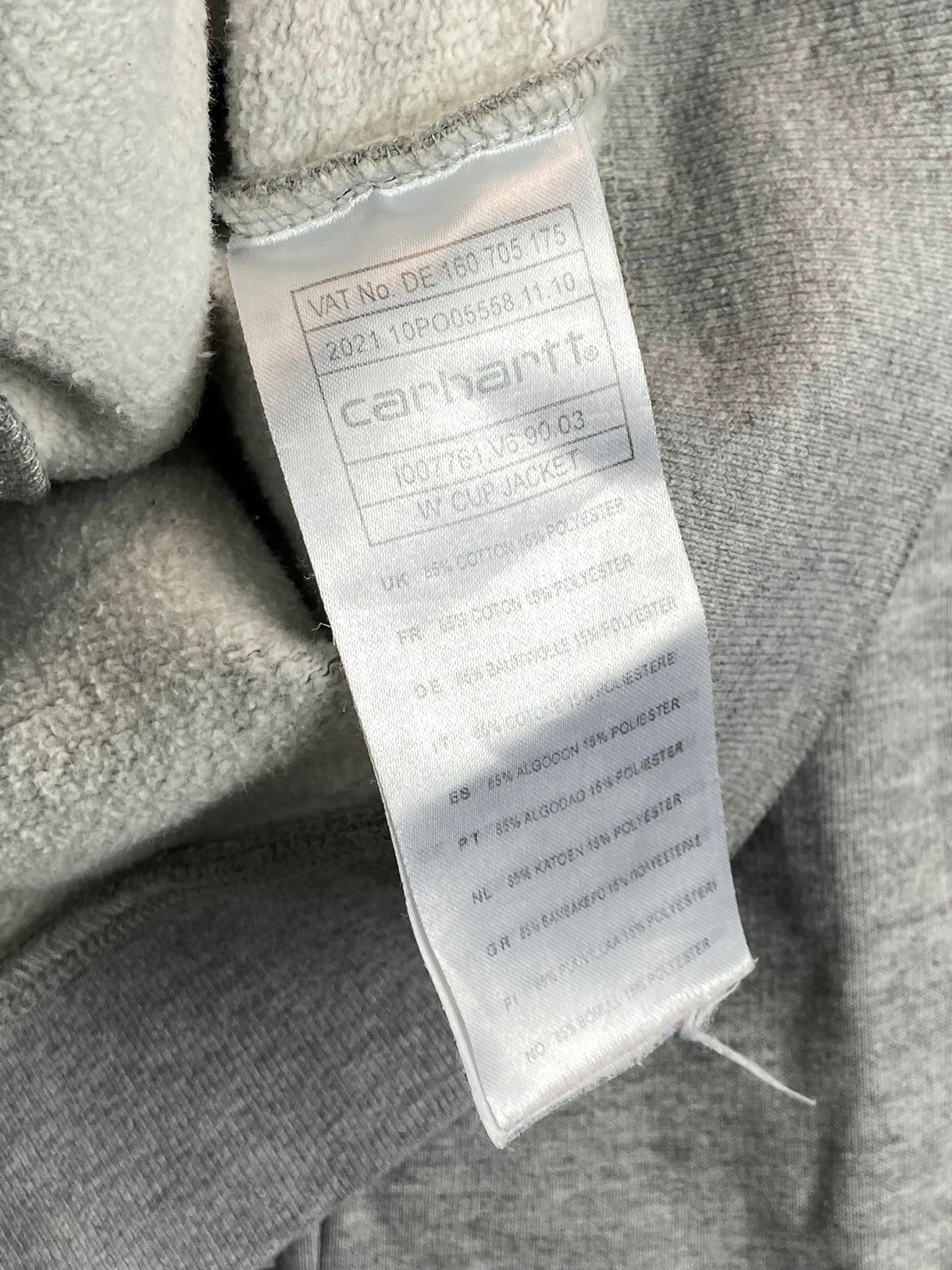 Carhartt Carhartt Grey Sweatshirt S Vintage Workwear Size US S / EU 44-46 / 1 - 5 Thumbnail