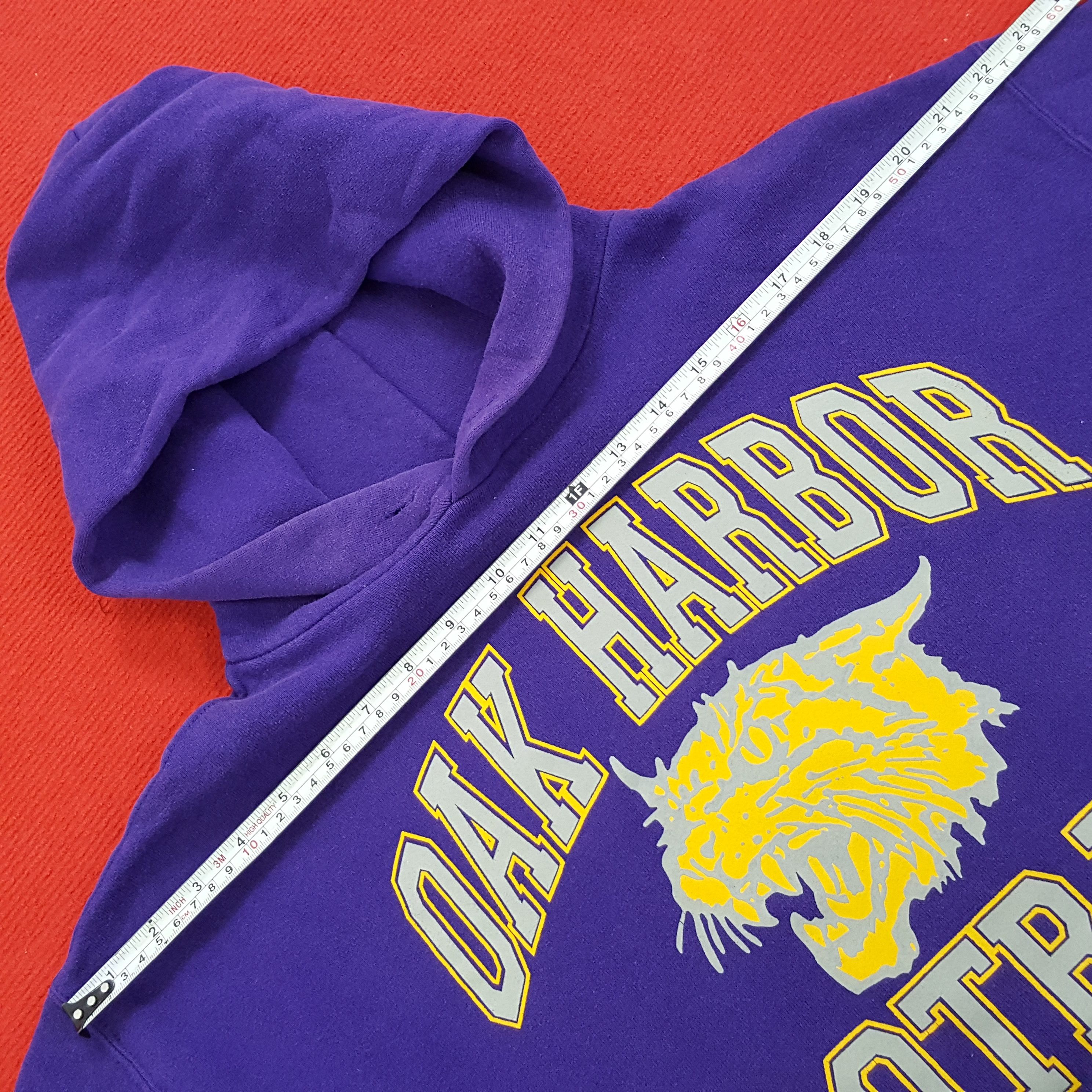 Russell Athletic × Vintage OAK Harbor Football Streetwear Style Vintage Hoodies Size US M / EU 48-50 / 2 - 10 Thumbnail