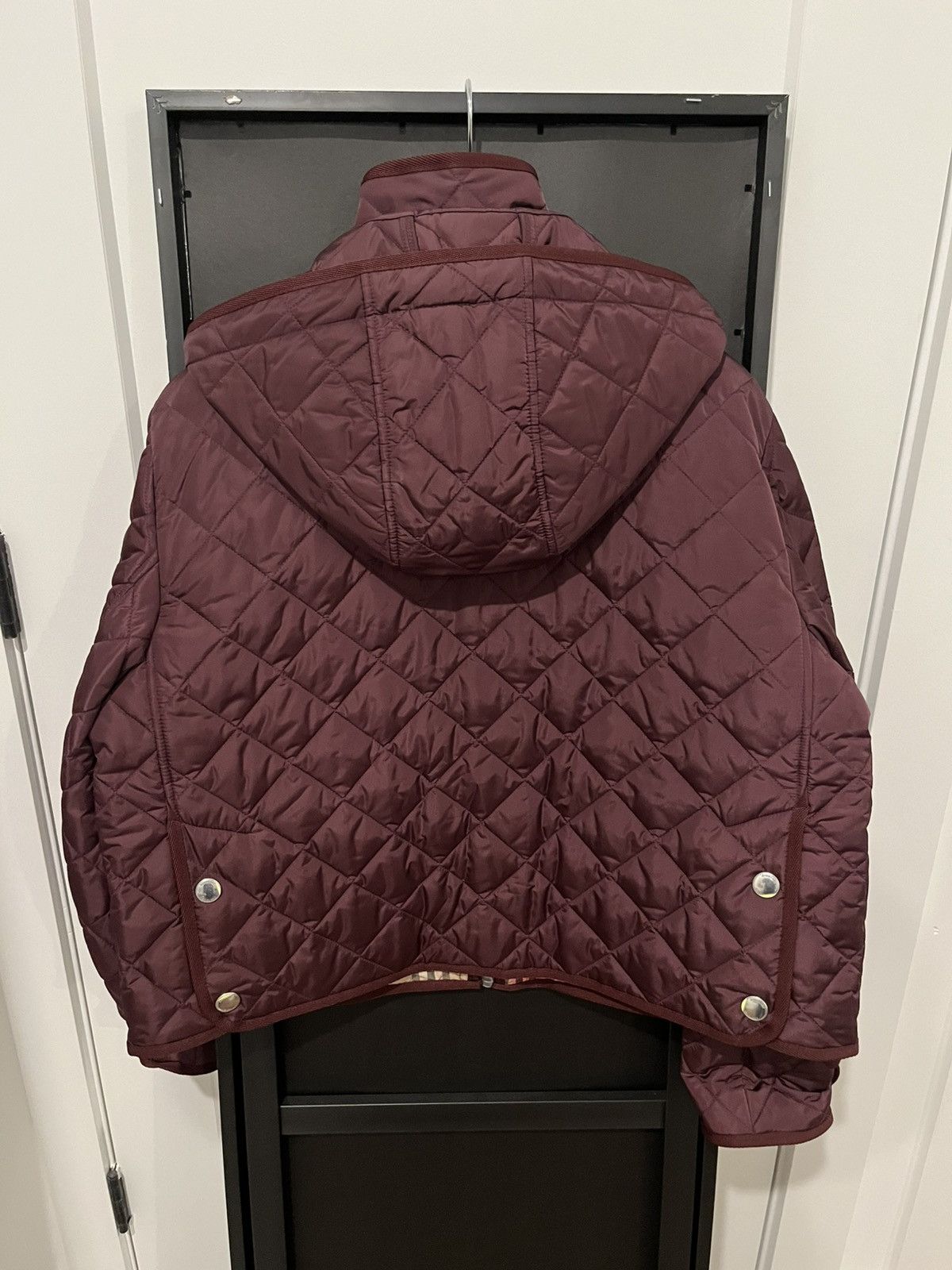 Burberry Burberry Cropped Quilted Nylon Jacket Size L / US 10 / IT 46 - 7 Thumbnail