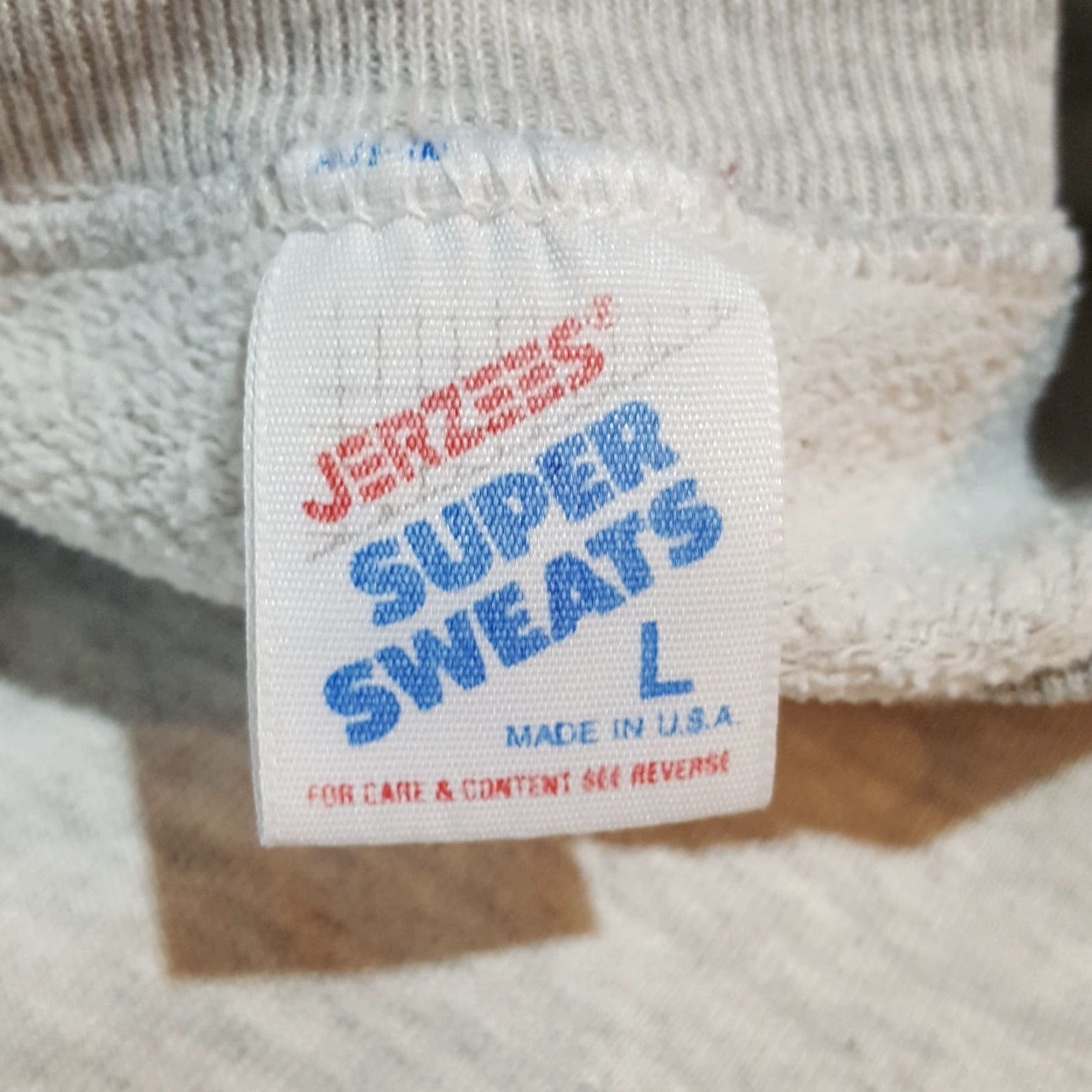 Jerzees Vintage 90s Sprint Phone Logo Retro Tech Size Large Pullover Crewneck Sweatshirt Size US L / EU 52-54 / 3 - 6 Thumbnail