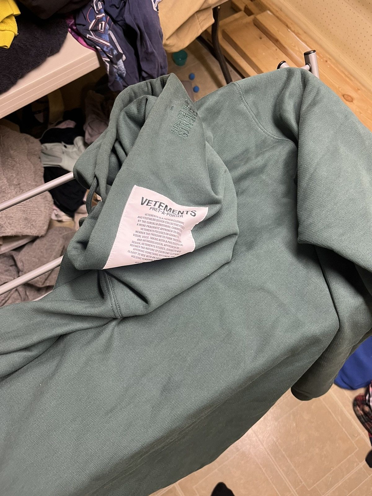 Vetements Vetements Bar Code Hoodie Size US L / EU 52-54 / 3 - 9 Thumbnail