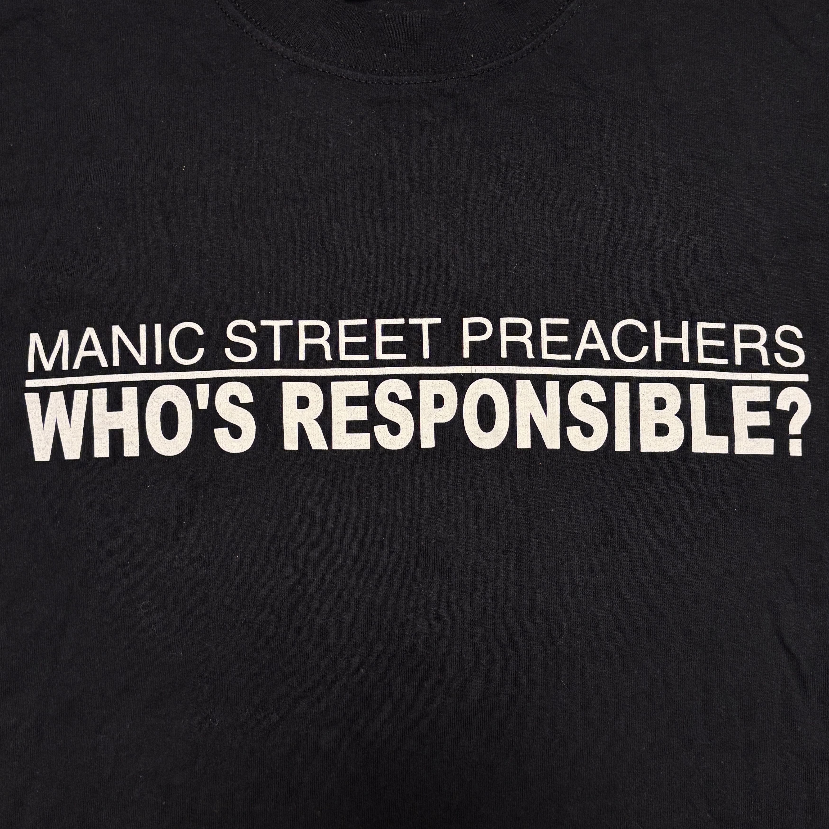 Band Tees Vintage Manic Street Preachers Shirt Britpop Band Tee Oasis Size US XL / EU 56 / 4 - 5 Thumbnail