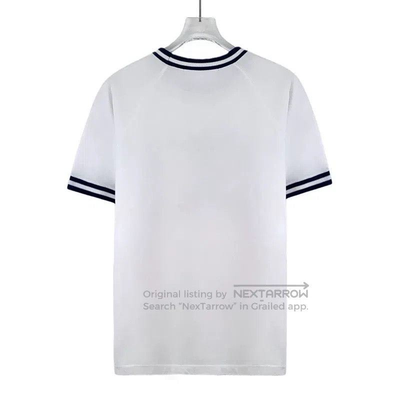 Louis Vuitton Louis Vuitton White logo embroidered cotton crew neck shor Size US S / EU 44-46 / 1 - 2 Thumbnail