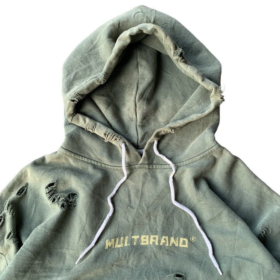 20471120 Japanese oversize ripped hoodie I6w9 lgb style Size US XL / EU 56 / 4 - 5 Thumbnail