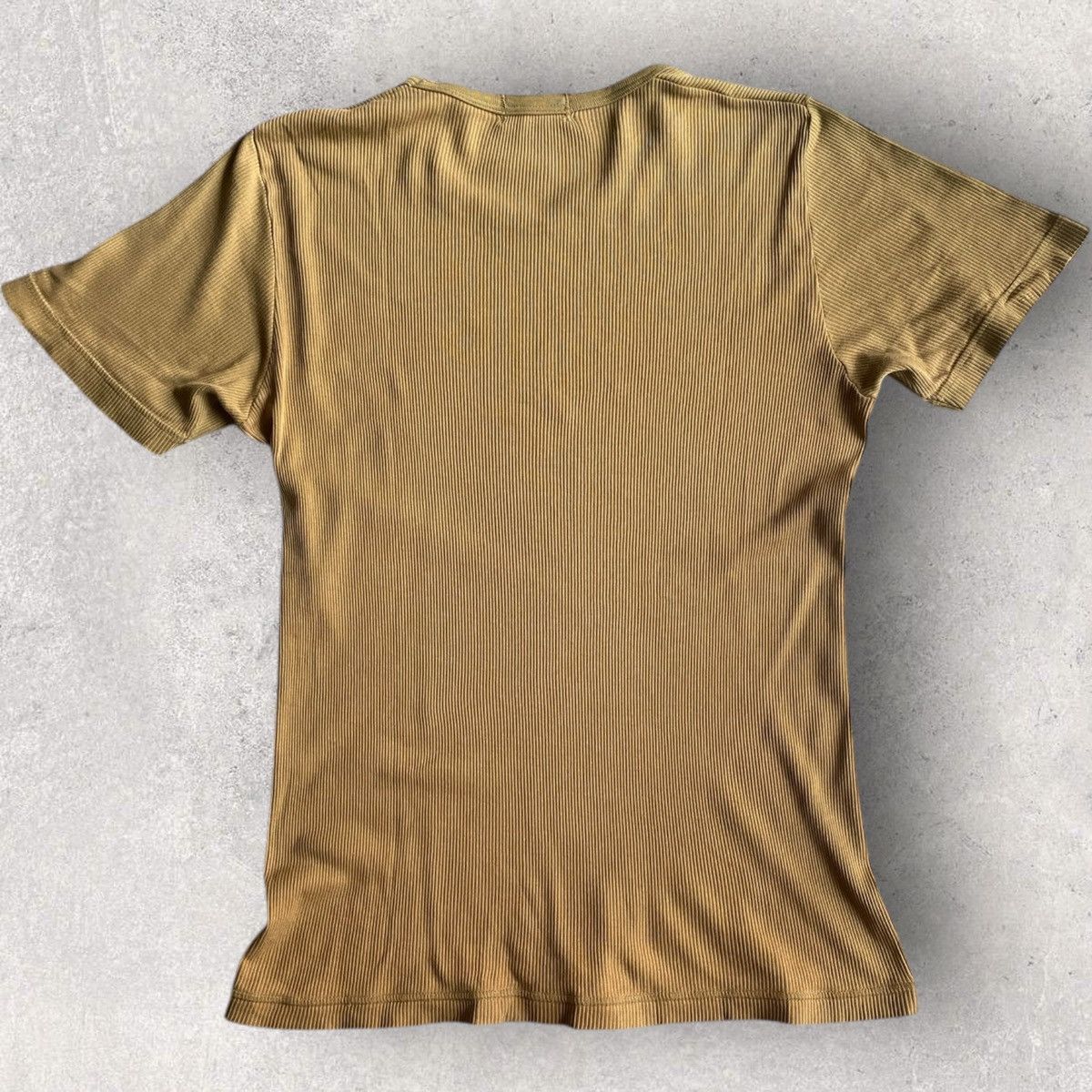 Helmut Lang 90’s Archive Micro Ribbed T Shirt Size US S / EU 44-46 / 1 - 4 Thumbnail
