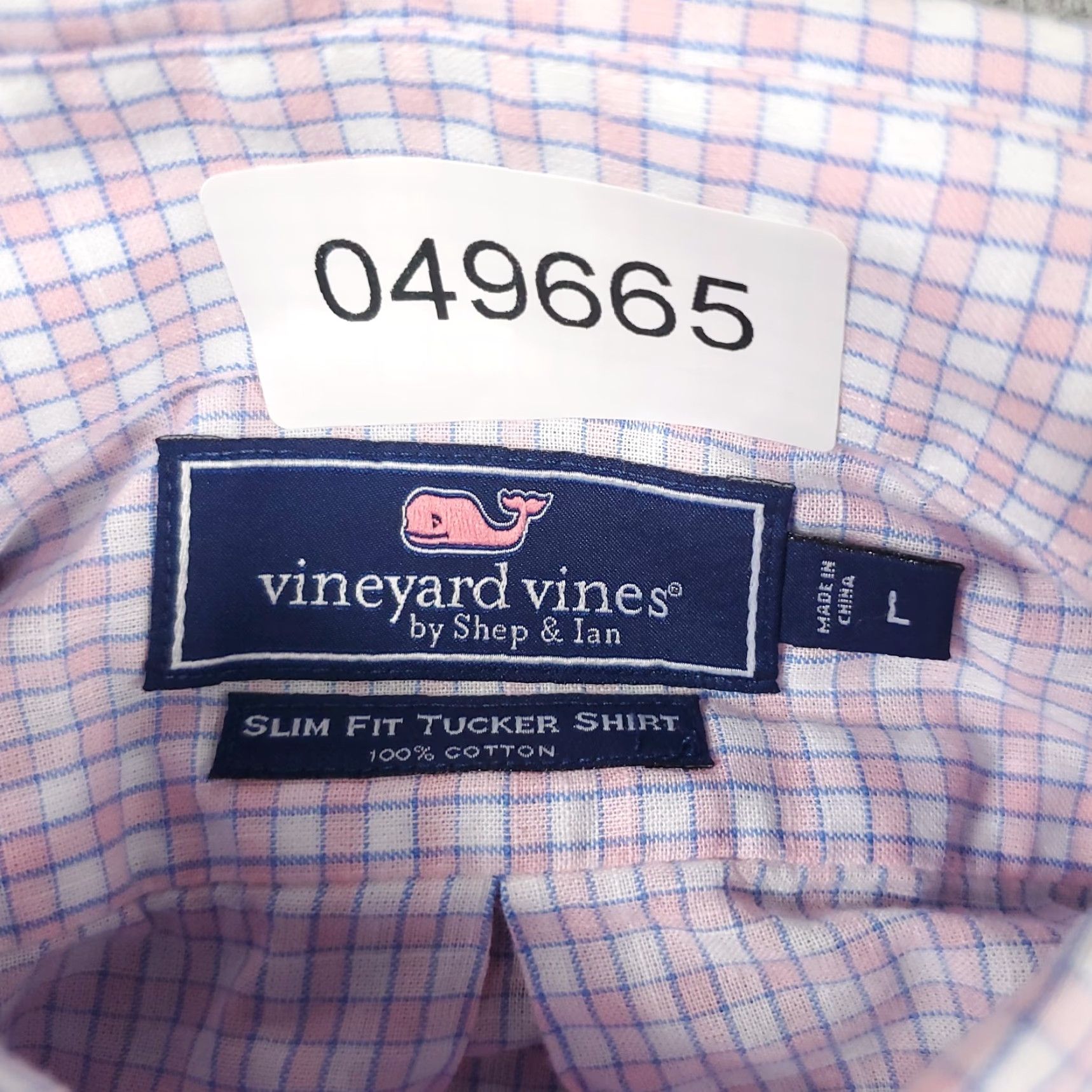 Vineyard Vines Vineyard Vines Shirt Mens Large Pink Plaid Button-Down Long Sleeve Size US L / EU 52-54 / 3 - 7 Thumbnail
