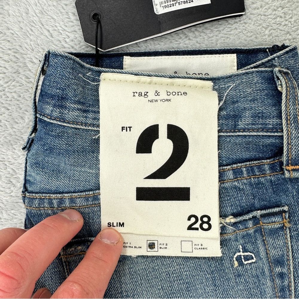 Rag & Bone NWT Rag & Bone Men's Standard Issue Fit 2 Slim Jeans Radley Size US 28 / EU 44 - 7 Thumbnail