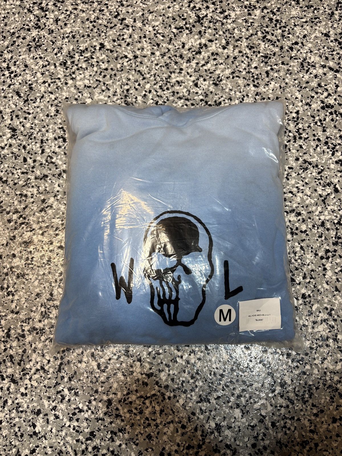 Warren Lotas 2020 Warren Lotas Blank Blue Faded Distressed Hoodie Size M Size US M / EU 48-50 / 2 - 4 Thumbnail
