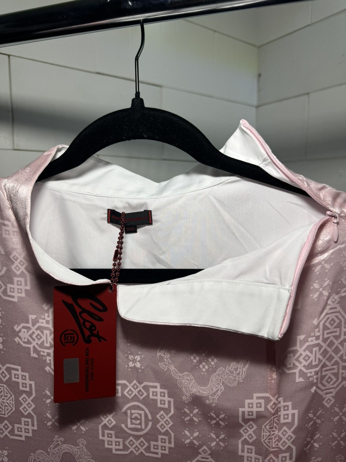 CLOT CLOT Silk Pullover Shirt Rose Gold Size XXL Size US XXL / EU 58 / 5 - 3 Thumbnail