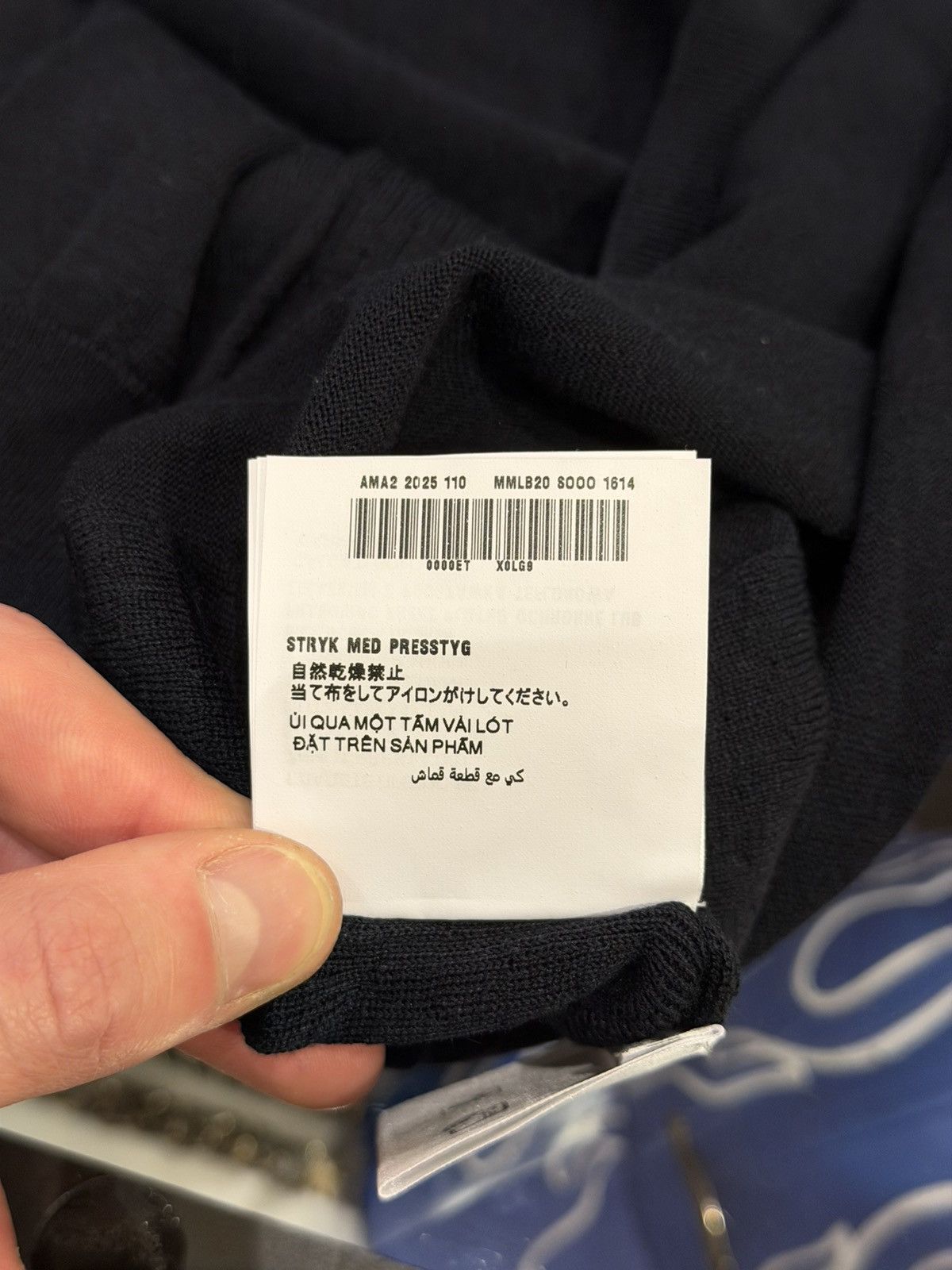 Miu Miu Miu Miu Cotton Pique Polo Shirt - Navy/Grey Size US M / EU 48-50 / 2 - 10 Thumbnail