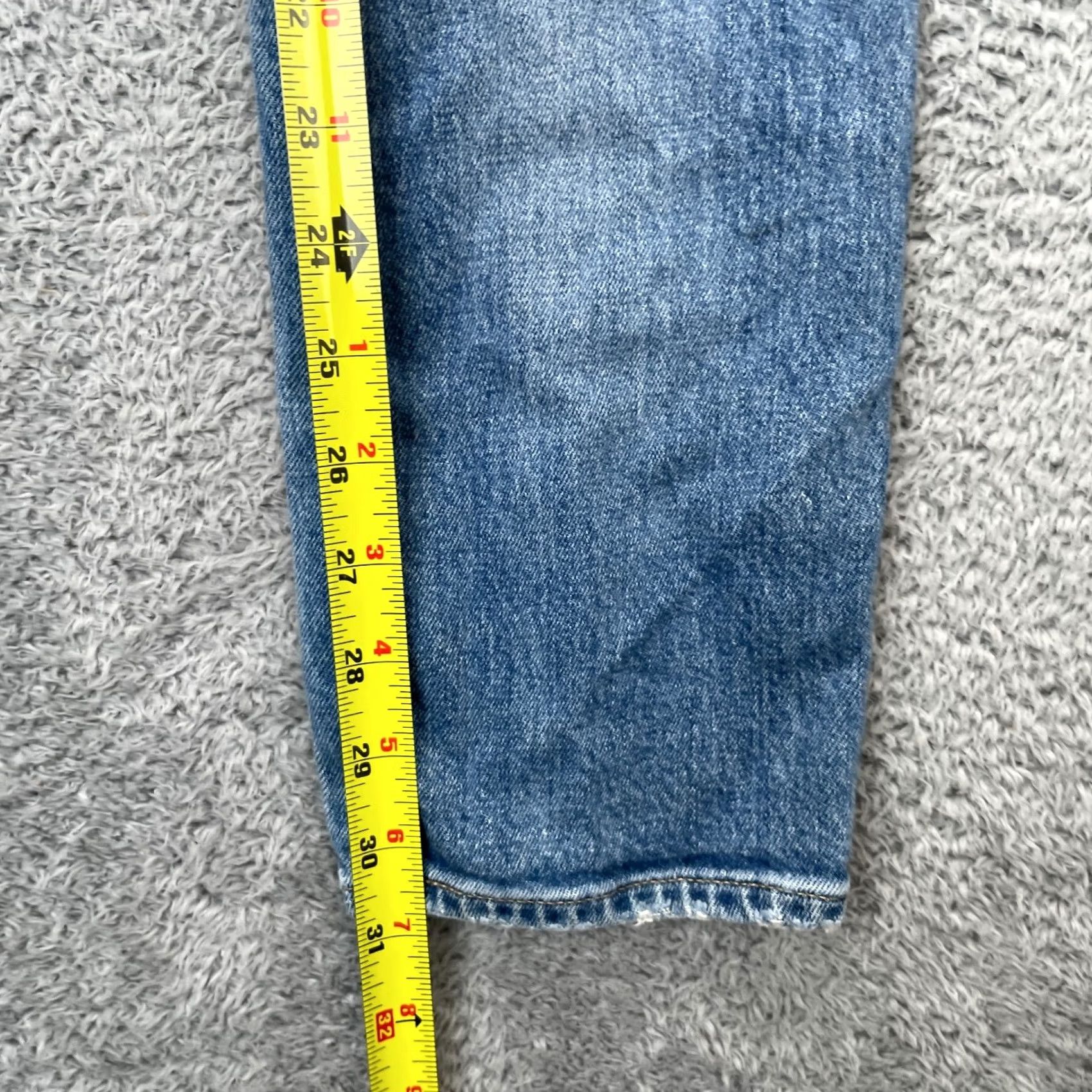 Levi's Levi's 721 Jeans Womens 28 Blue Skinny High Rise Denim Cotton Medium Wash Jeans City Preppy Womens Size 28" / US 6 / IT 42 - 7 Thumbnail