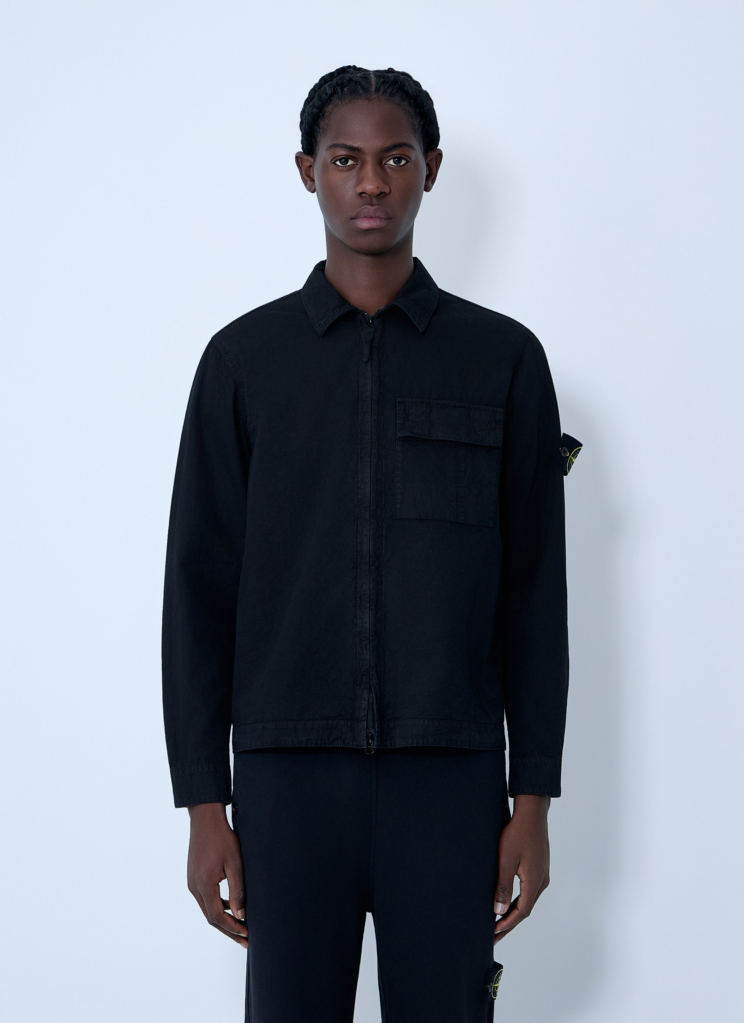 Stone Island Logo Patch Shirt Size US XL / EU 56 / 4 - 1 Thumbnail