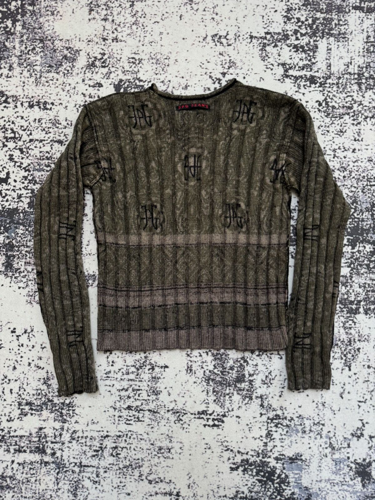 Jean Paul Gaultier Jean Paul Gaultier monogram Crewneck Jumper XS Size US XS / EU 42 / 0 - 2 Thumbnail