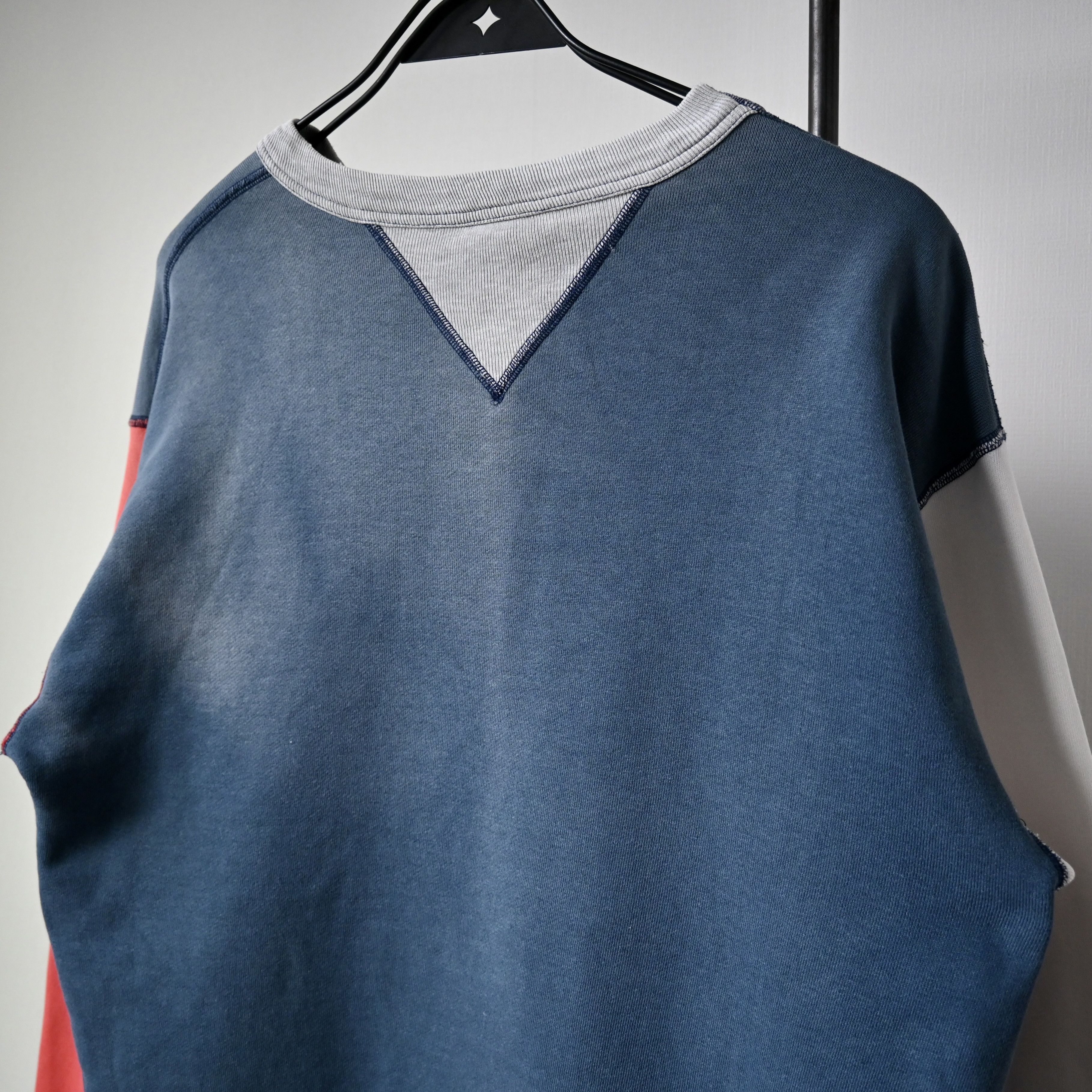 BARNS OUTFITTERS DISTRESSED, BARNS OUTFITTERS multicolor-paneled sweatshirt Size US M / EU 48-50 / 2 - 3 Thumbnail