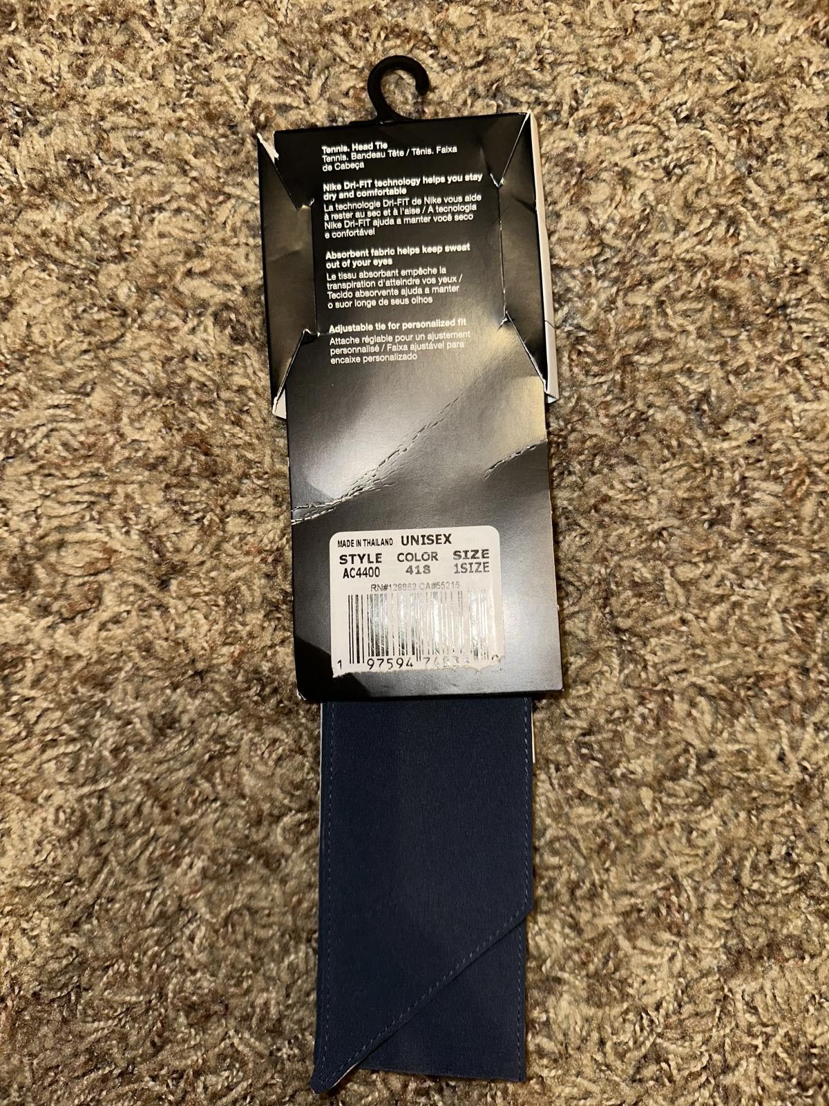 Nike Nike Unisex Tennis Tie Band Running Headband Size ONE SIZE - 8 Thumbnail