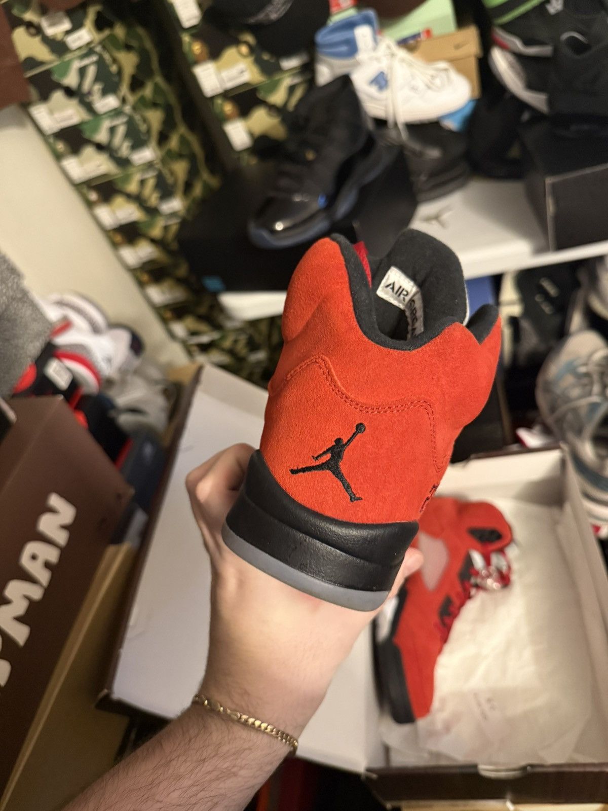 Jordan Brand Jordan retro 5 raging bull sz 8.5 Size US 8.5 / EU 41-42 - 4 Thumbnail