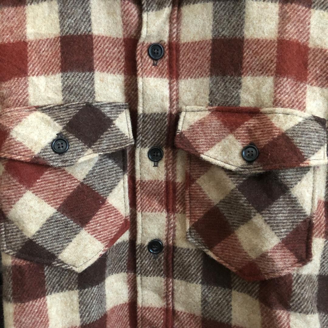 Woolrich Woolen Mills Vintage Woolrich Buffalo Check Wool Shirt USA CPO Size US S / EU 44-46 / 1 - 6 Thumbnail