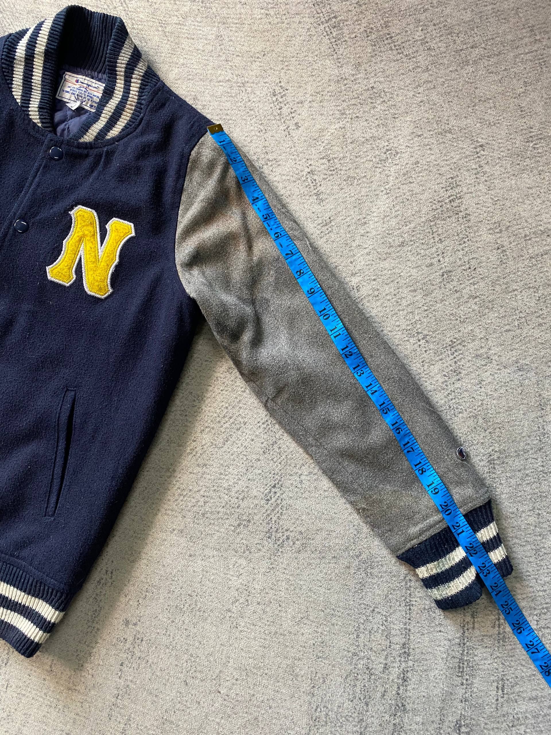 Champion Vintage 90s Champion Letter "N" Varsity Jacket Size US M / EU 48-50 / 2 - 19 Thumbnail