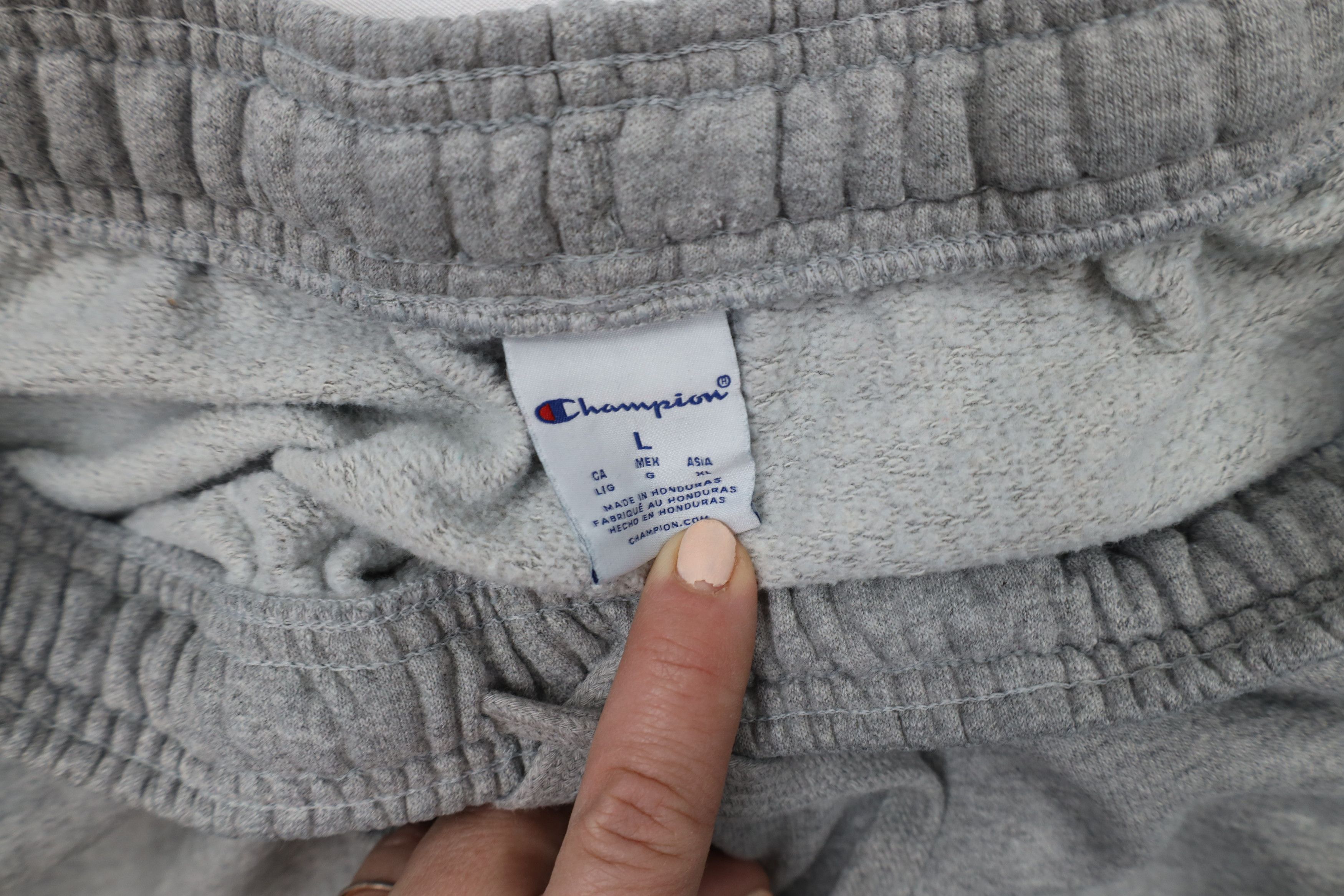Champion × Vintage Vintage Y2K Champion Cuffed Sweatpants Joggers Heather Gray Size US 36 / EU 52 - 9 Thumbnail