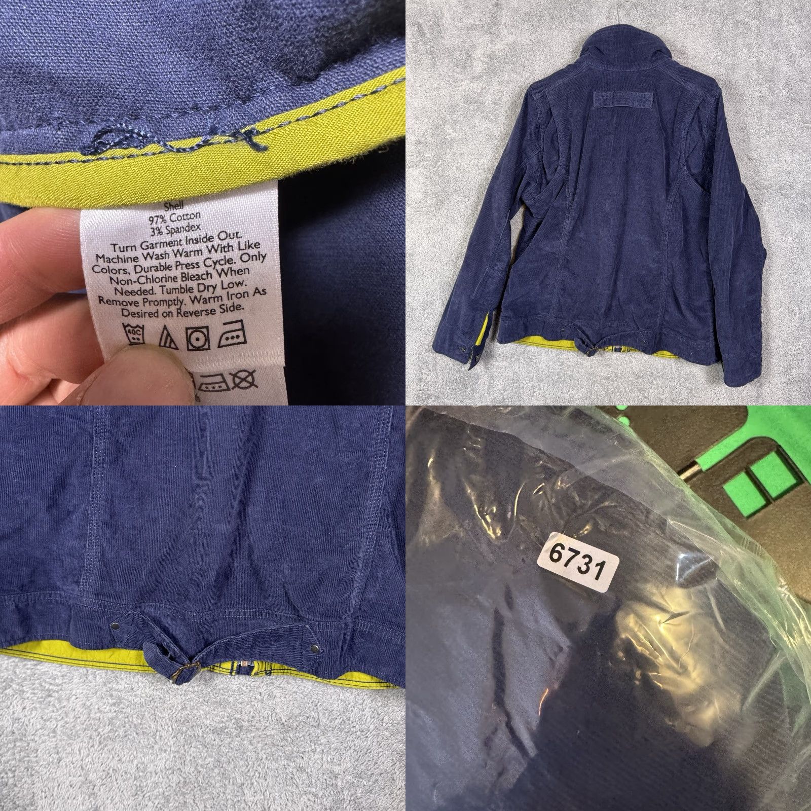 Eddie Bauer VINTAGE Eddie Bauer Jacket Womens L Corduroy Trucker Y2K Chore Field Barn Cargo Jacket Size L / US 10 / IT 46 - 9 Thumbnail