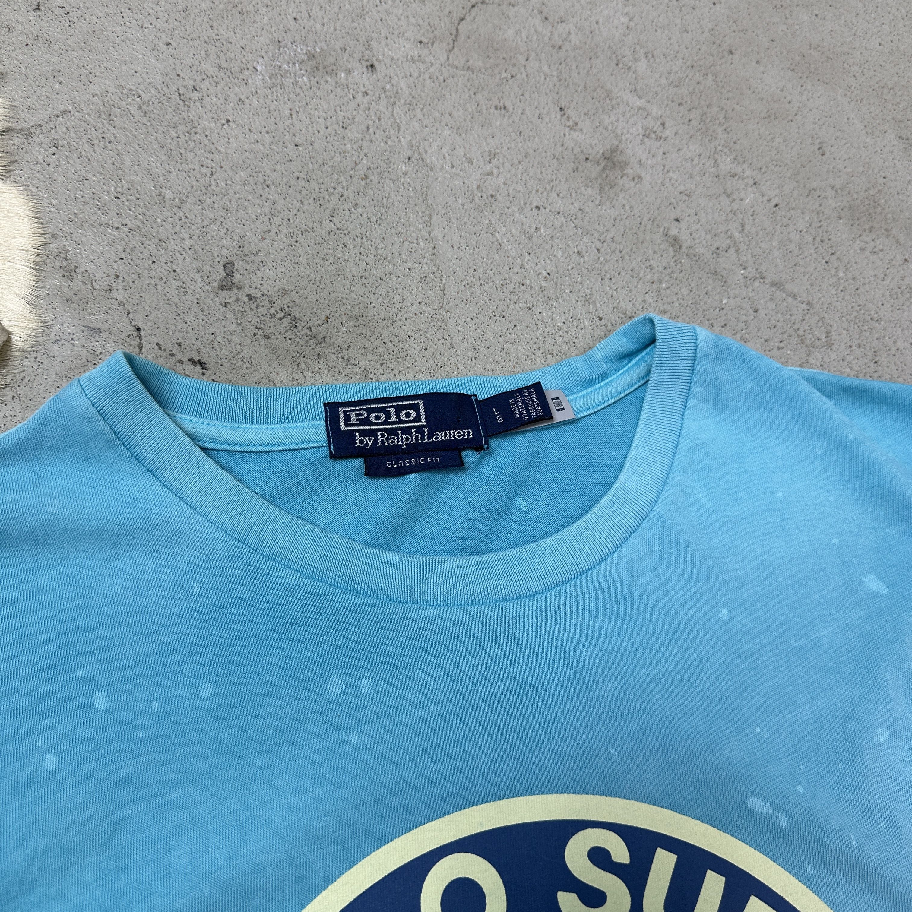 Polo Ralph Lauren Vintage Streetwear Sporty Polo Surf Ralph Lauren T-shirt Y2K Size US L / EU 52-54 / 3 - 3 Thumbnail